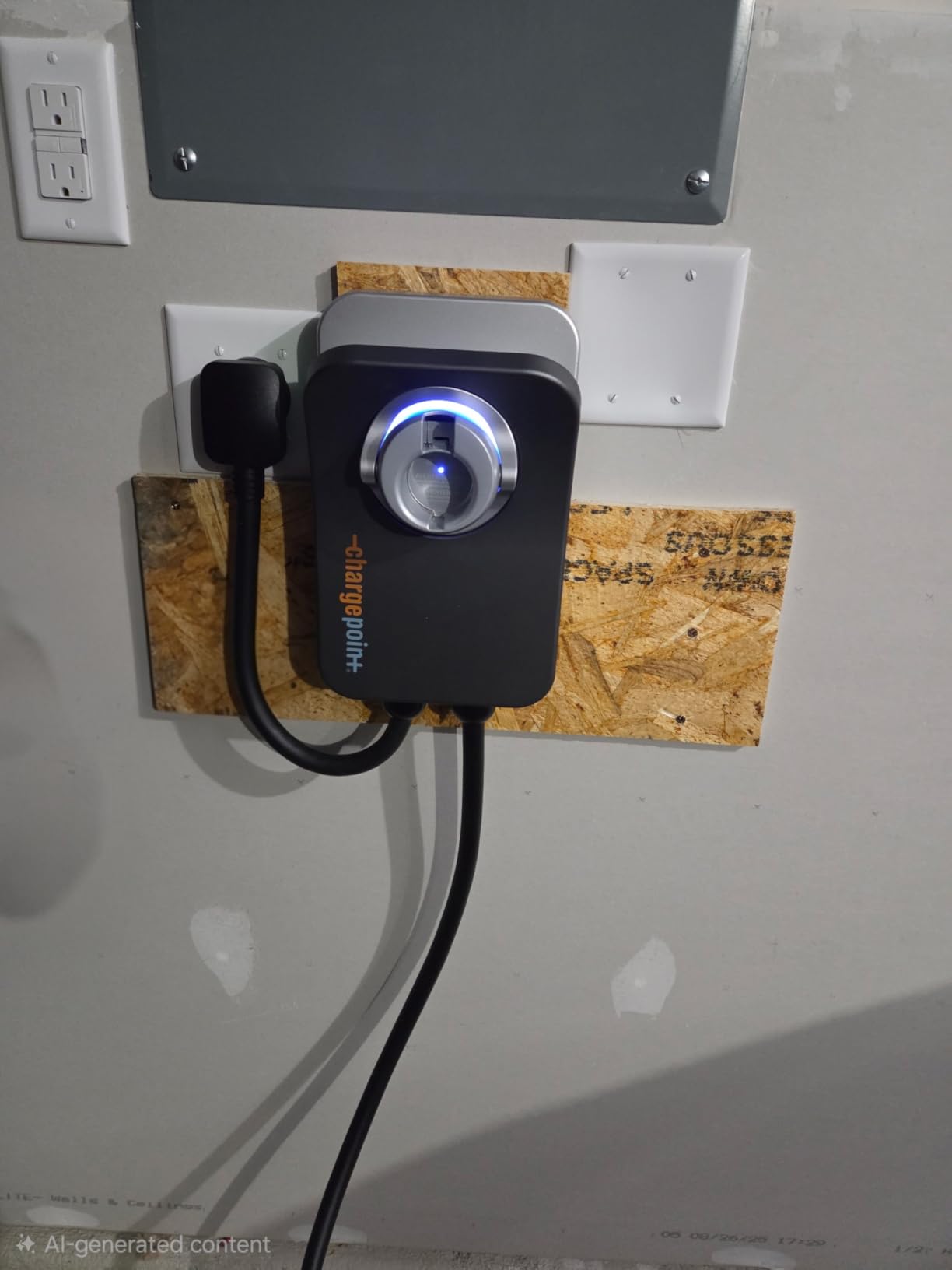 ChargePoint HomeFlex Level 2 EV Charger J1772 - Fast Smart Battery Power Charging at Home for Electric Automobile Vehicles - NEMA 14-50 Plug for Electric Car customer photo 1