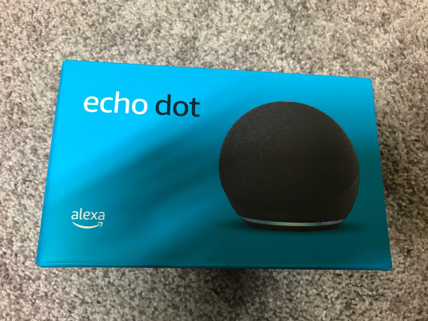 Echo Dot (4th Gen, 2020 release) | Smart speaker with Alexa | Charcoal customer photo 2