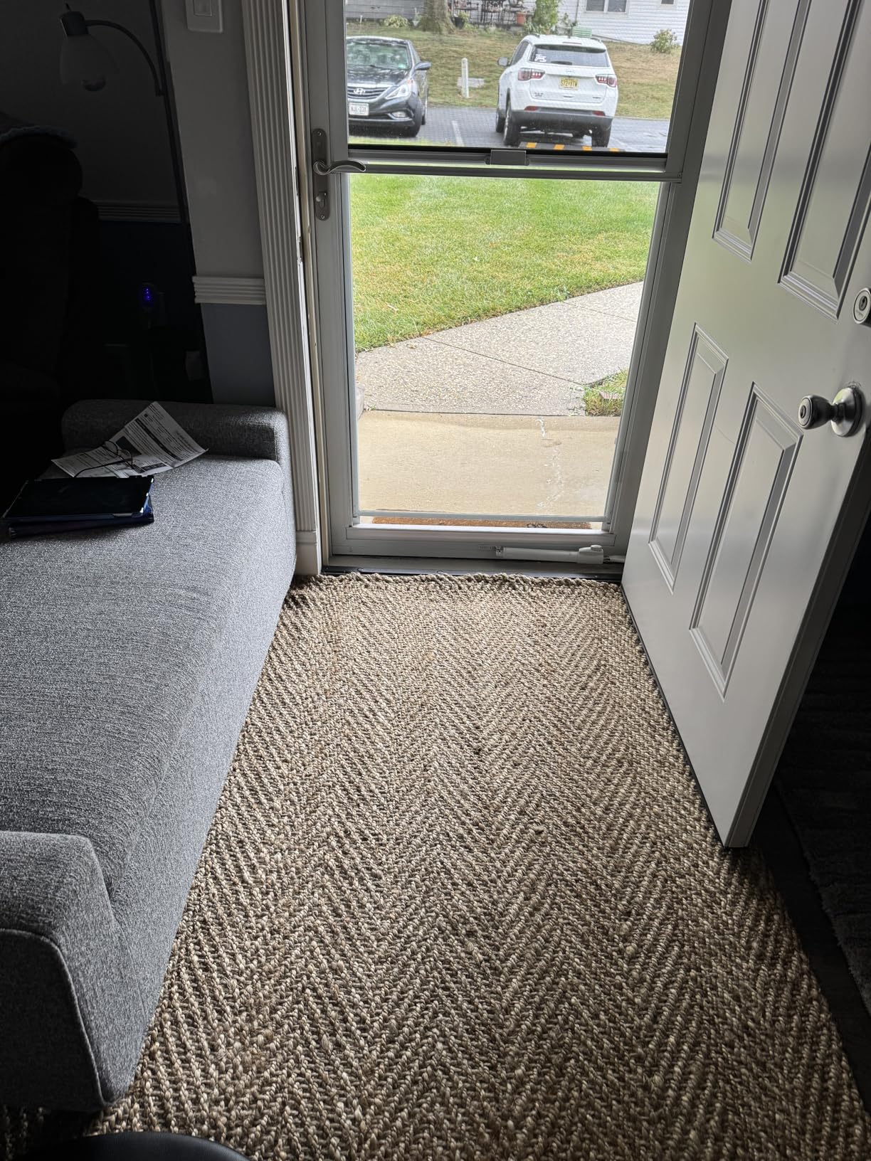 JONATHAN Y Espina Hand Woven Herringbone Chunky Jute Natural Indoor Area Rug, 8x10, Bohemian, Cottage, Easy-Cleaning, Pet Friendly, Non-Shedding (NFR101A-8) customer photo 2