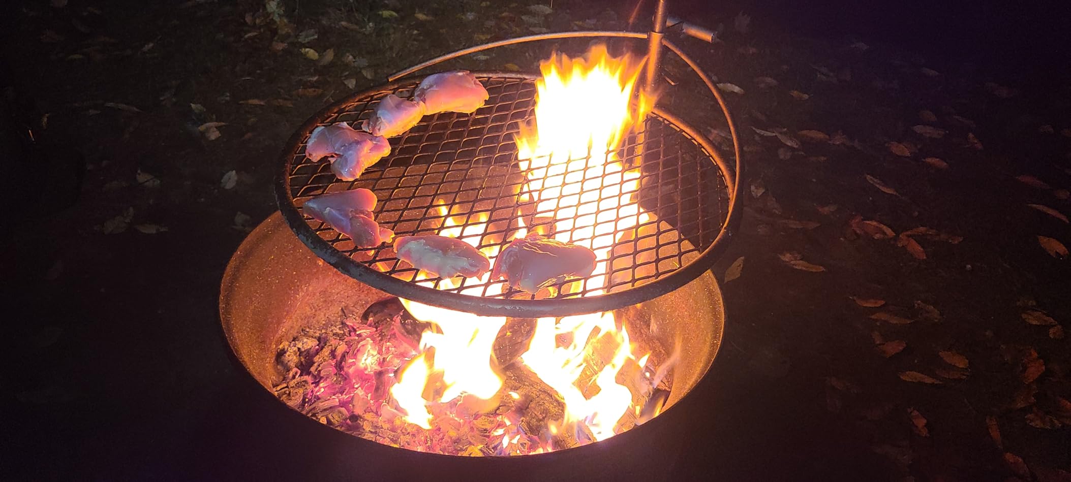 Outpost Grill 24 - Campfire Grill - Breeo X Series Accessory - Stainless Steel, Durable, USA Made - Campfire Grate - Camping Cooking Rack - Fire Pit Accessories customer photo 1