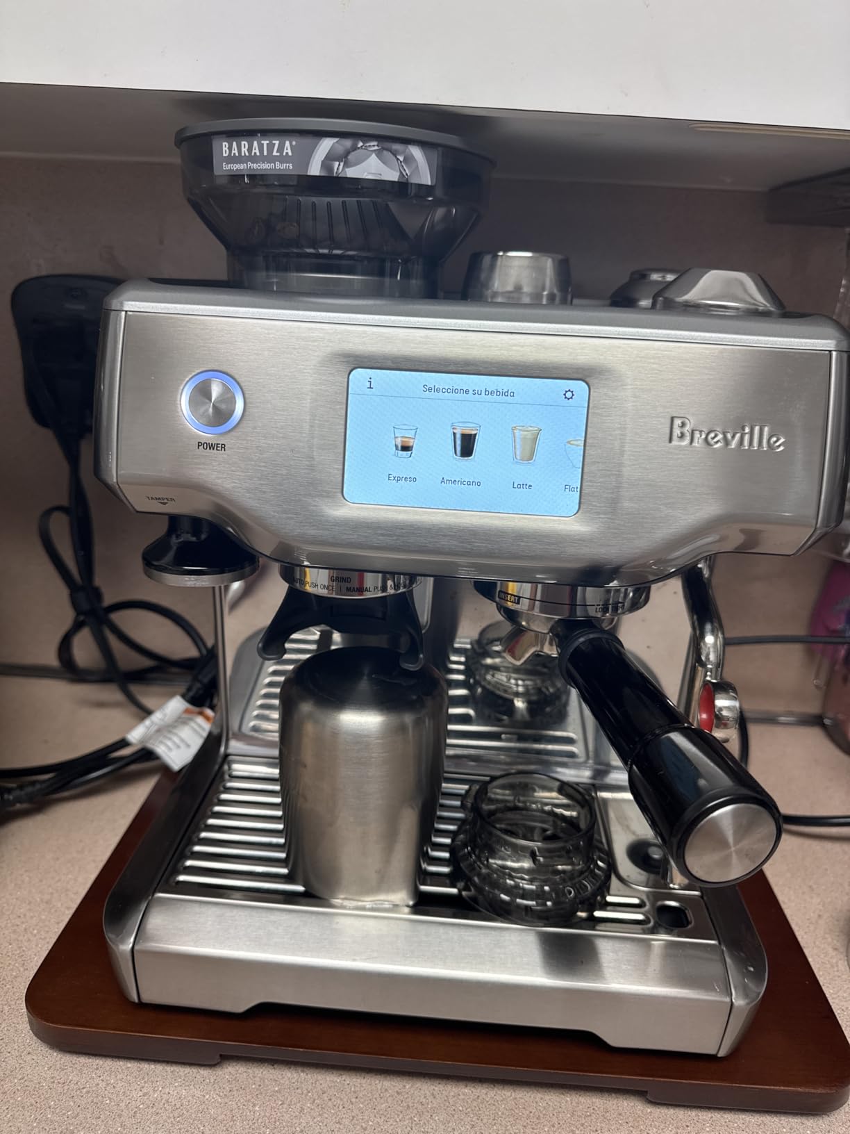 Barista Touch Espresso Machine BES880BTR, Black Truffle customer photo 1