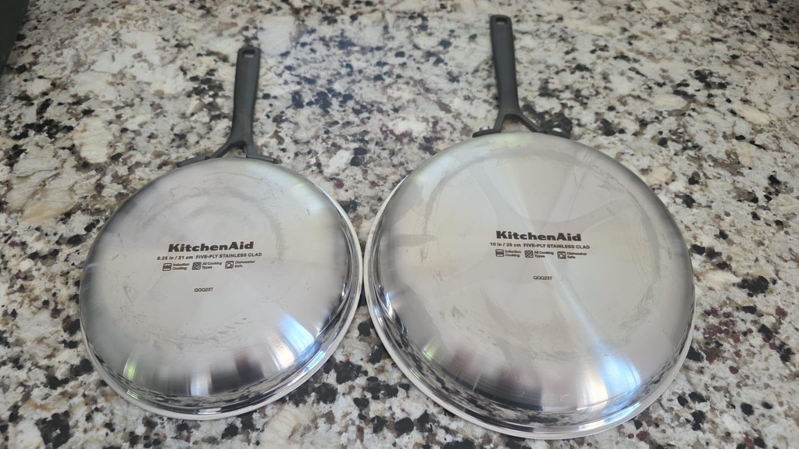 KitchenAid 5-Ply Clad Polished Stainless Steel Cookware Pots and Pans Set, 10 Piece customer photo 1