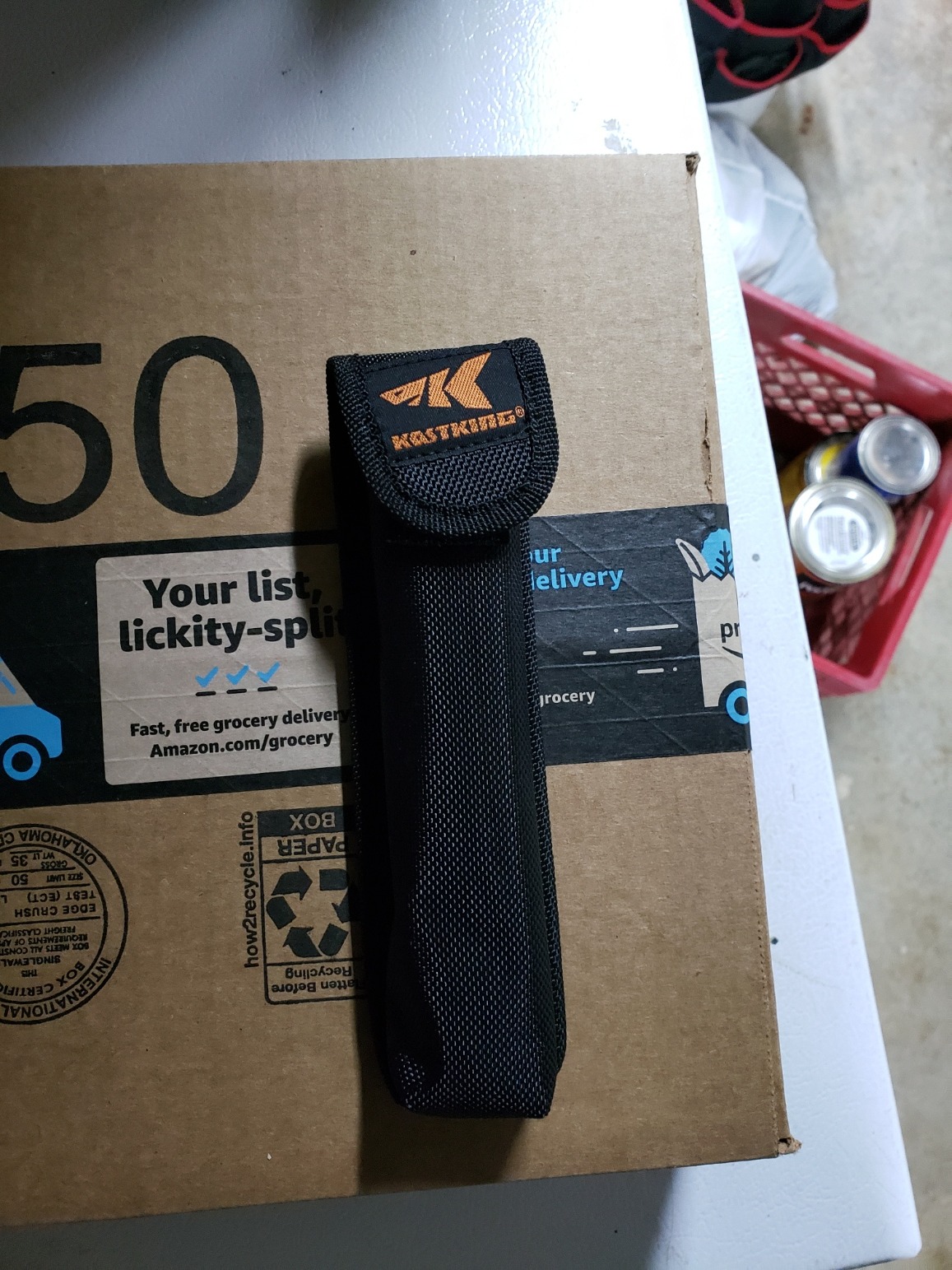 KastKing Folding Fillet/Fishing/Camping/Hunting Knife, Razor Sharp G4116 German Stainless-Steel Blade, Non-Slip Handles, 13 1/2 inch overall Length, only 7 1/2 inch folded, Includes Sheath customer photo 2