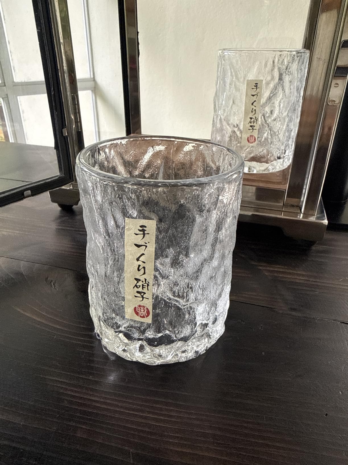 BXT Japanese Whiskey Glass - Handmade Old Fashioned Tumbler | Crystal Hammer Figure Finish | Thickened Drinking Cup for Whiskey Beer Brandy Cocktail Scotch for Men Dad Daddy Fathers Day customer photo 1