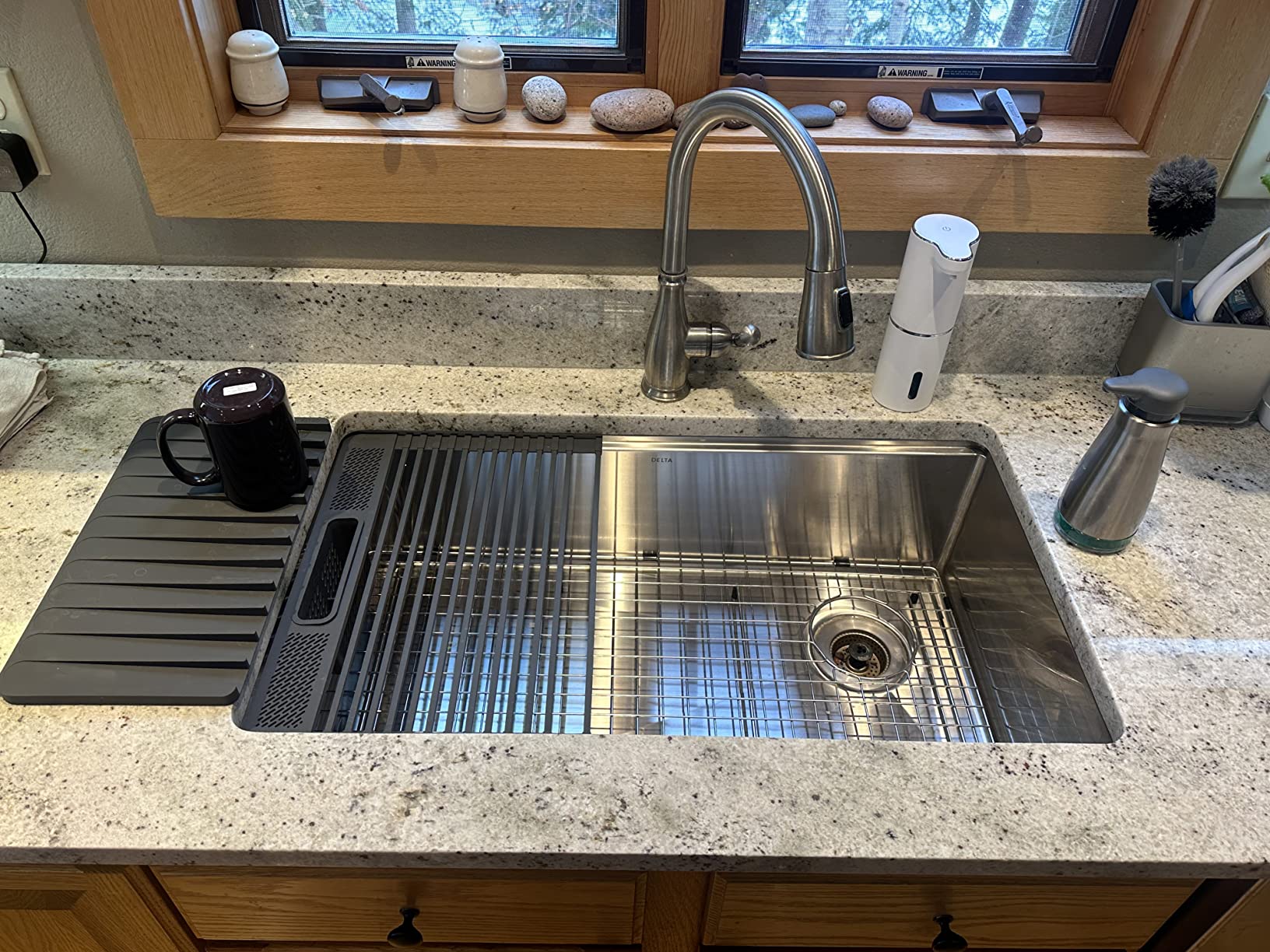 DELTA FAUCET 95B932-32S-SS Lorelai Workstation Kitchen Sink Undermount Stainless Steel Single Bowl with WorkFlow Ledge and Chef's Kit of 6 Accessories customer photo 2