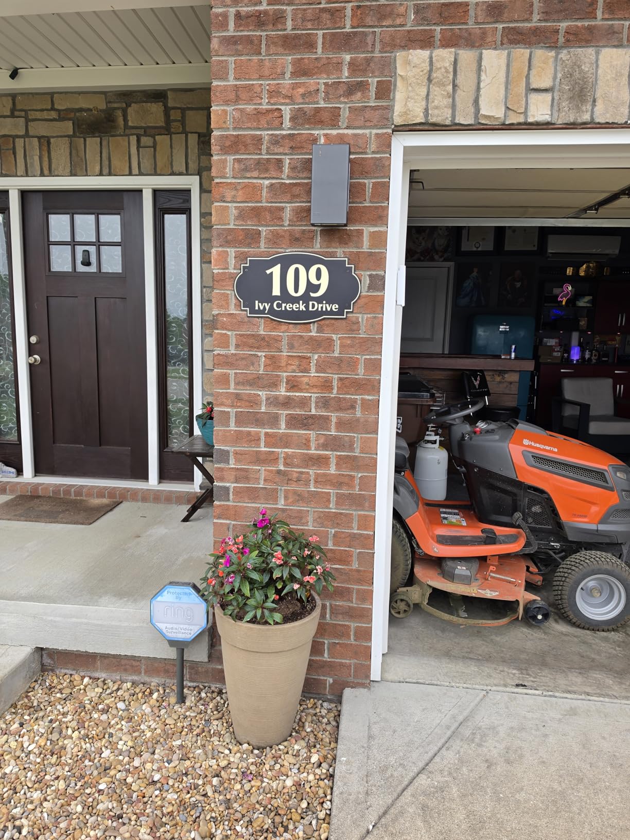 House Address Sign, House Address Plaque, Indoor/Outdoor Use, 7x12 Inch, 22 Colors, Reflective Option, USA Made by My Sign Center (Victorian) customer photo 1