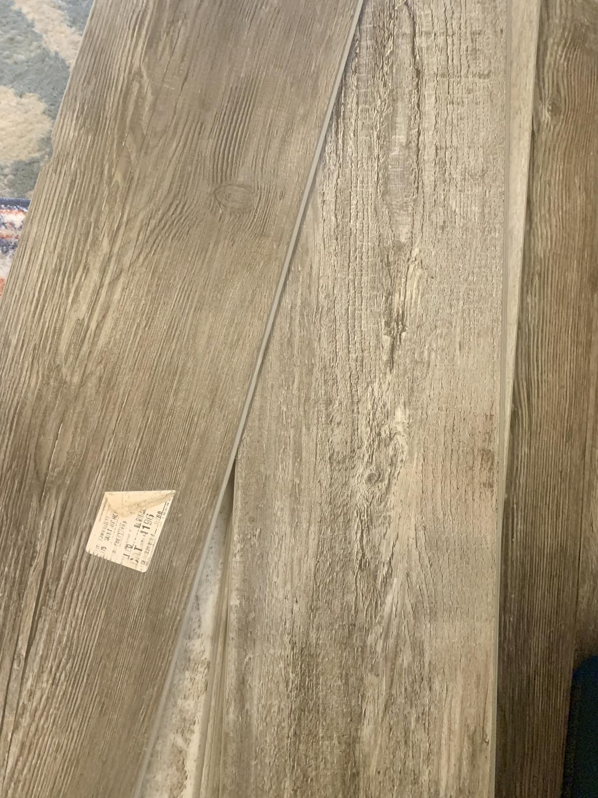 MSI McKenna 7 in. x 48 in. Luxury Vinyl Flooring, Rigid Core Planks, LVT Tile, Waterproof LVT, Wood Grain Finish, Digby Gray-Dark, 12 MIL Wear Layer, 5 mm Thick customer photo 1
