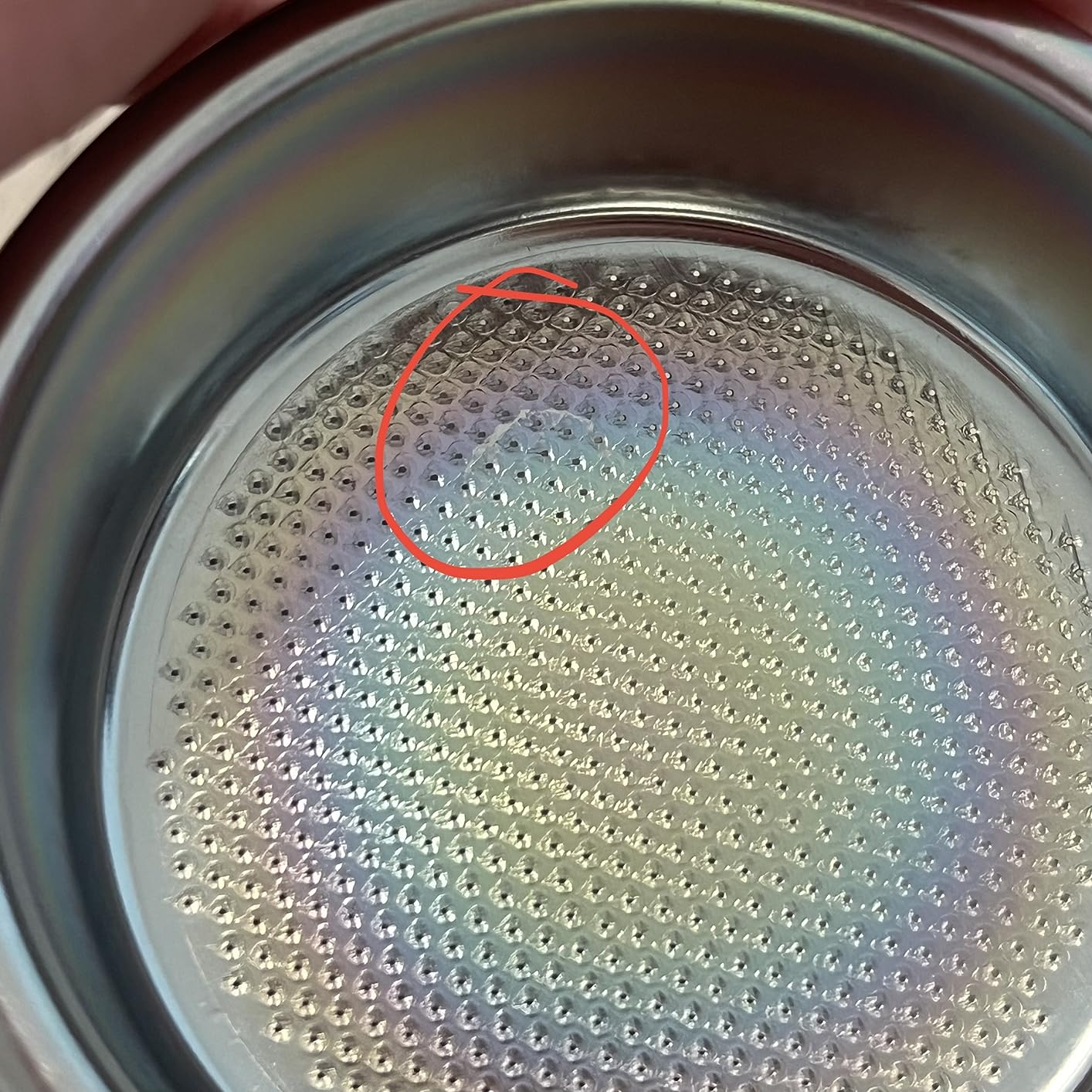 E&B Lab by IMS Nanoquartz Precision Basket 715 Holes 22g for E61 58mm Group Head customer photo 2