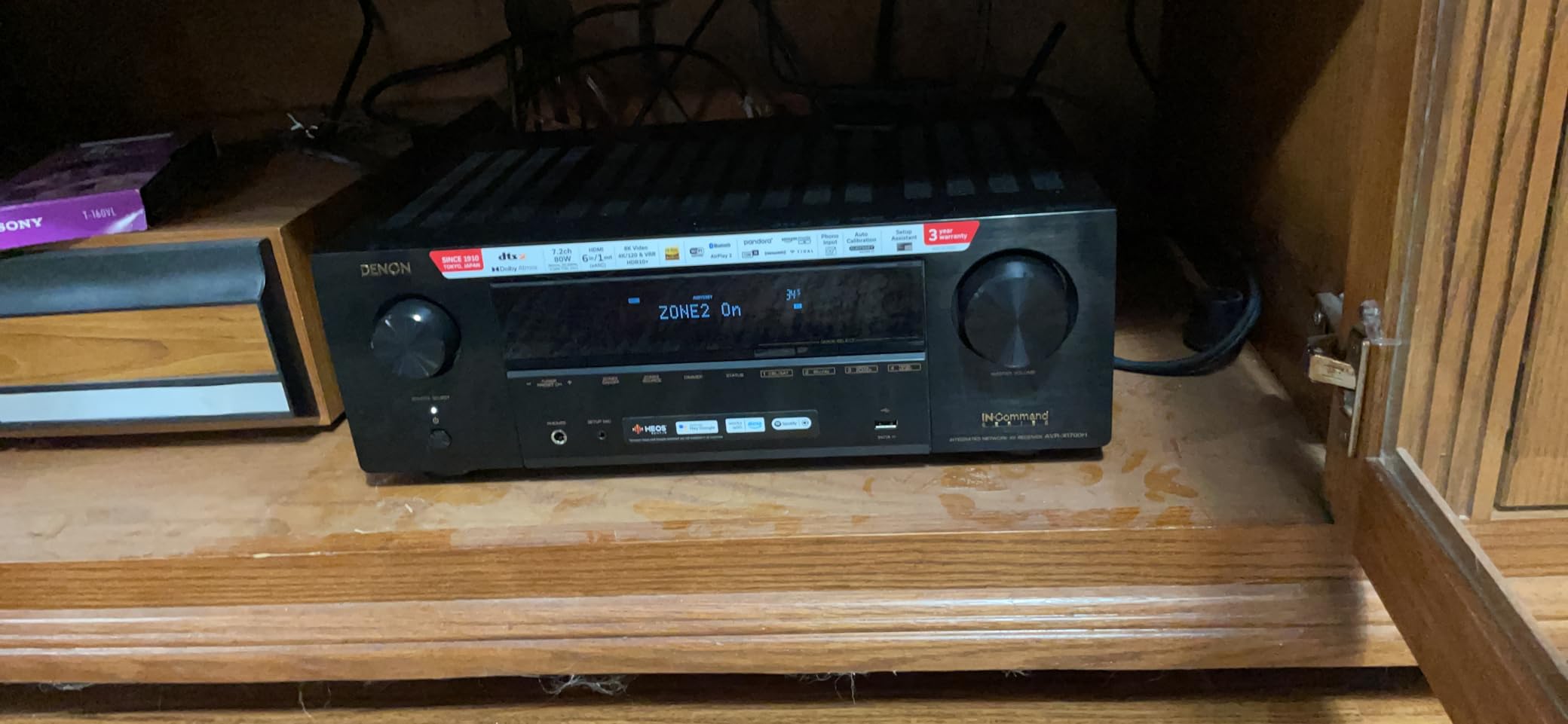 Denon AVR-X1700H 7.2 Channel AV Receiver customer photo 2