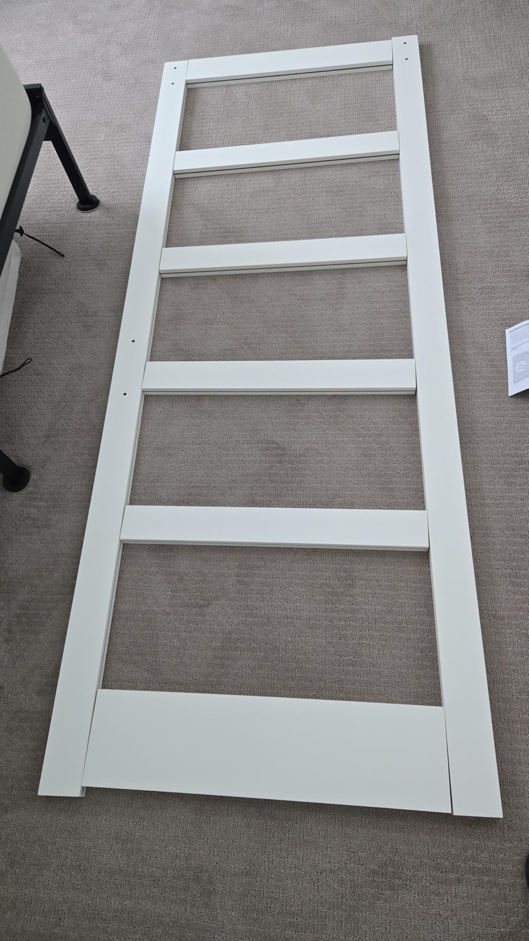 36x84 Inch Glass Sliding Barn Door Slab and 6.6ft Hardware Kit Included, 5 Frosted Glass, LVL Wood Panel Covered with White Water-Proof Scratch-Proof PVC Surface, Simple DIY Assembly customer photo 1