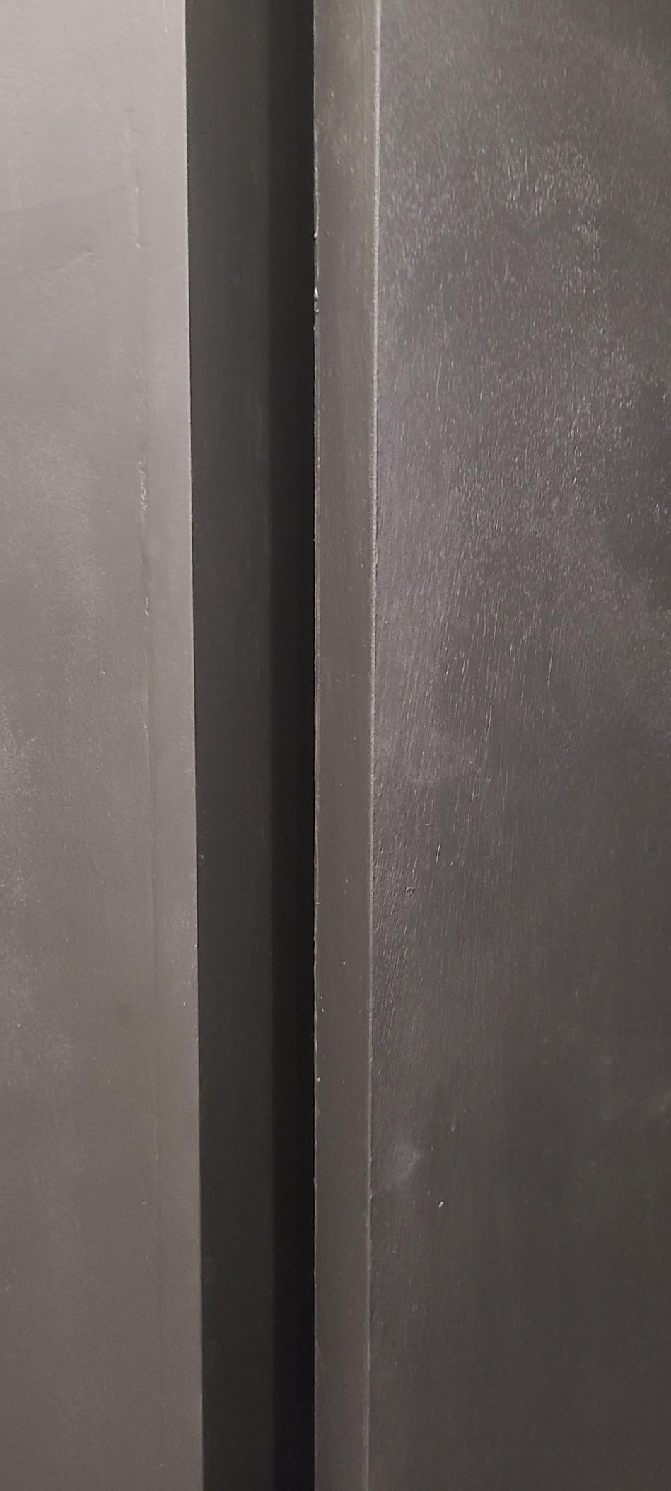 BACKDROP Premium Interior Paint Standard Semi Matte, Low Sheen Finish Self-Priming, Low VOC, Green Wise Certified DARK ARTS - Pure black 1 Gallon customer photo 1