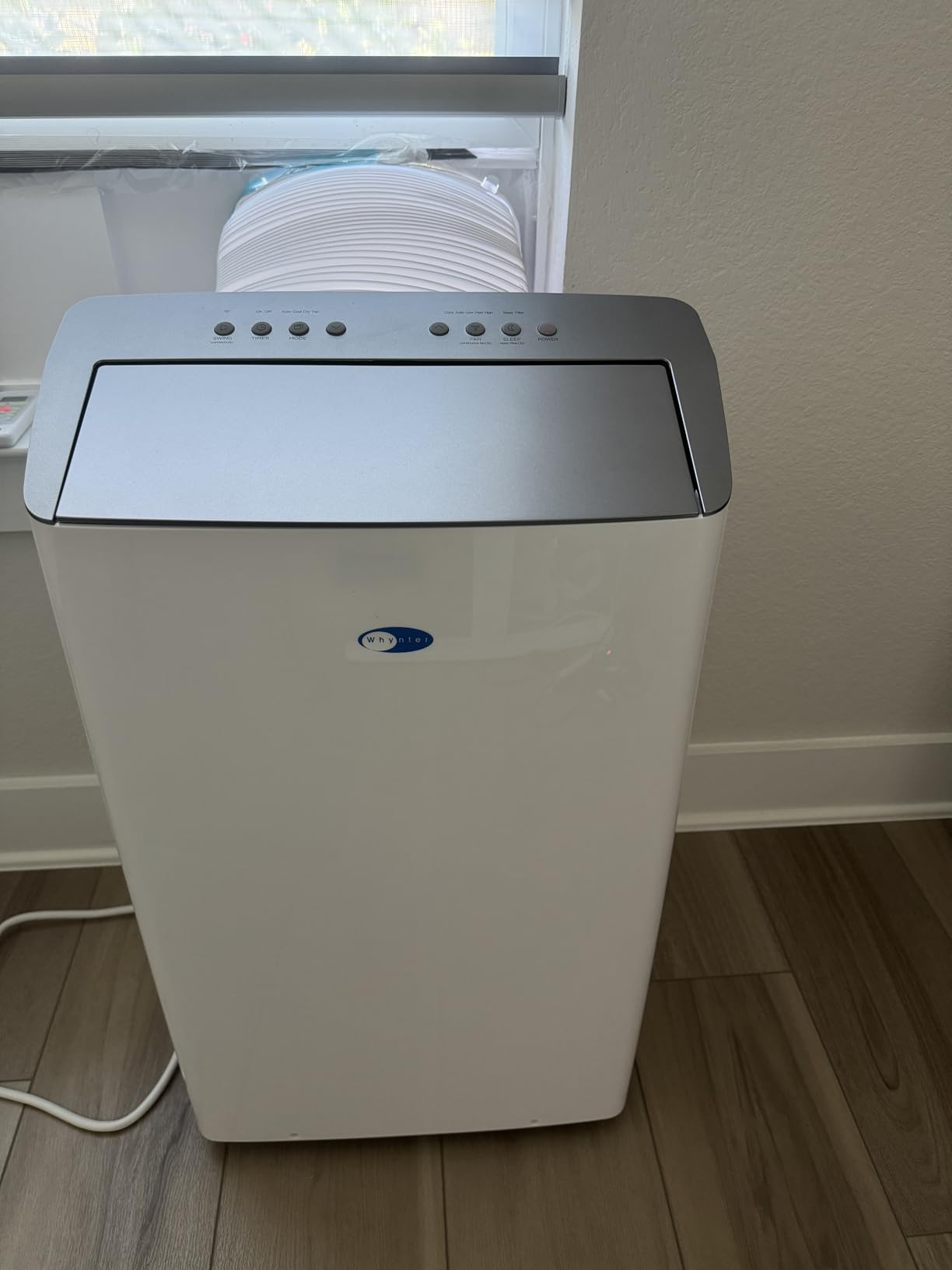 Whynter ARC-1230WN 14,000 BTU (12,000 BTU SACC) NEX Inverter Dual Hose Cooling Portable Air Conditioner, Dehumidifier, and Fan with Smart Wi-Fi, Up to 600 sq ft in White customer photo 1