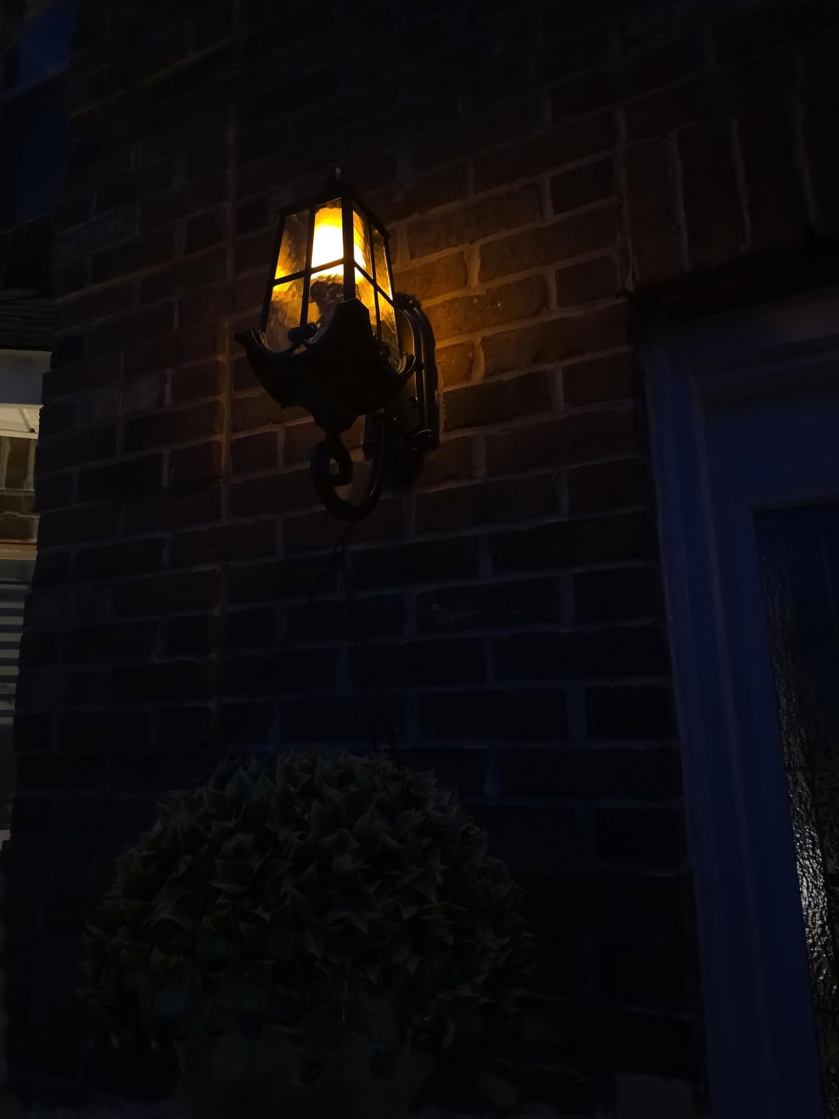 DEWENWILS Outdoor Wall Light Fixtures, Black Roman 17.7