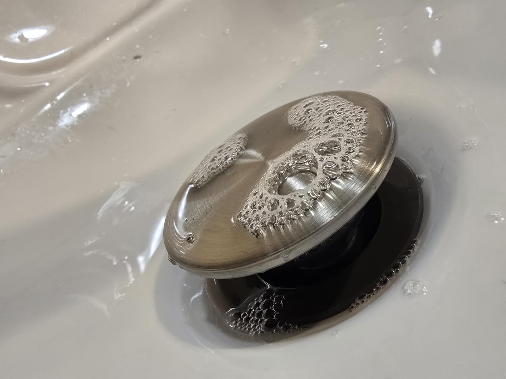 Moen Karis Black Matte One-Handle Single Hole Bathroom Sink Faucet with Optional Deckplate, 84346BL customer photo 2