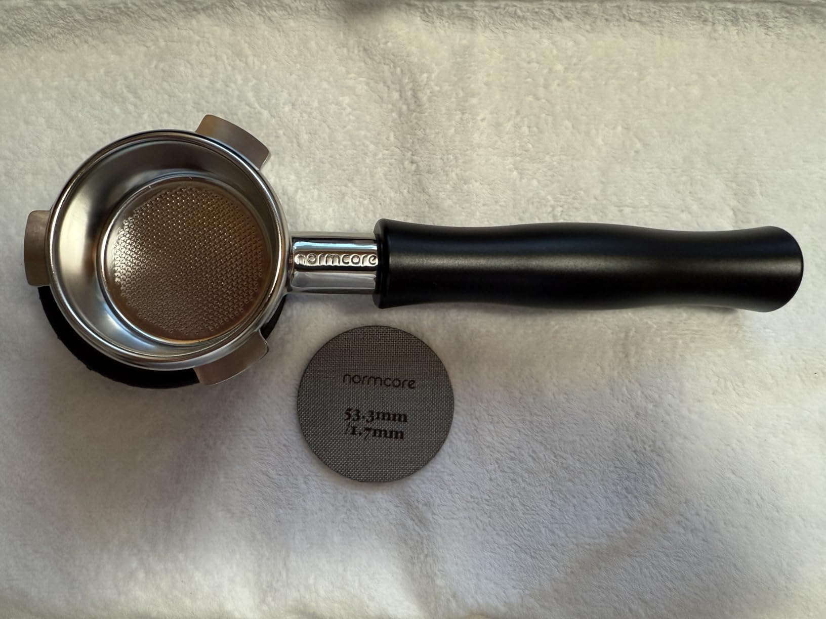 IMS 54mm Basket for Breville 18-22g Precision Portafilter Basket fits 54mm Tampers and Bottomless Portafilters customer photo 1
