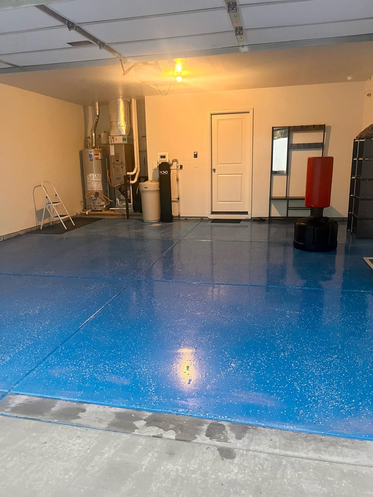 ArmorPoxy Garage Epoxy Floor Kit - 100% Solids - 2 Part Industrial-Grade Coating w/UltraGlaze Topcoat | DIY Slip & Hot Tire Resistant |300 Sq Ft - Designer Gray - 17 pc kit customer photo 2
