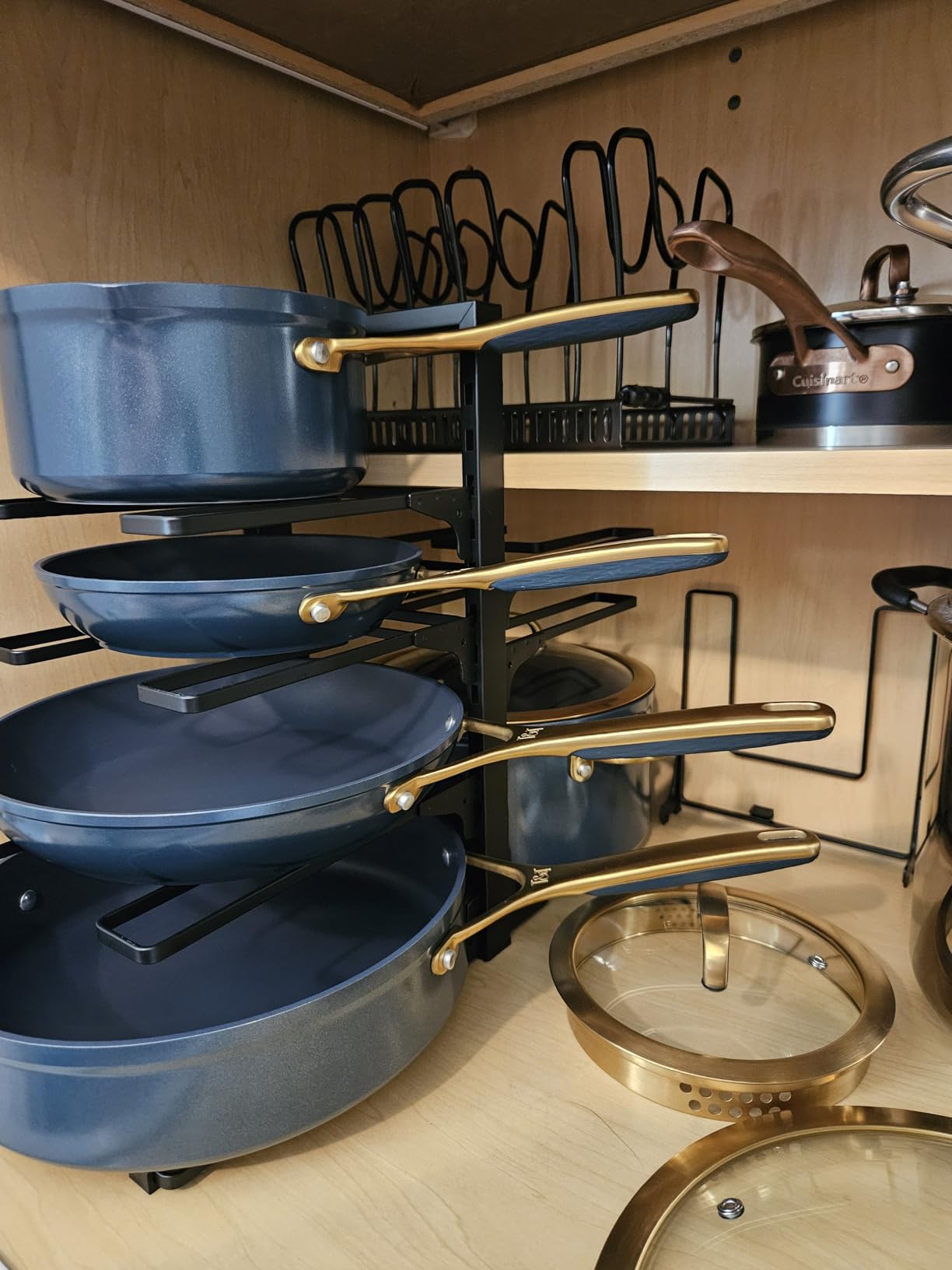 MUDEELA 8-Tier Pots and Pans Organizer under Cabinet, 15.83