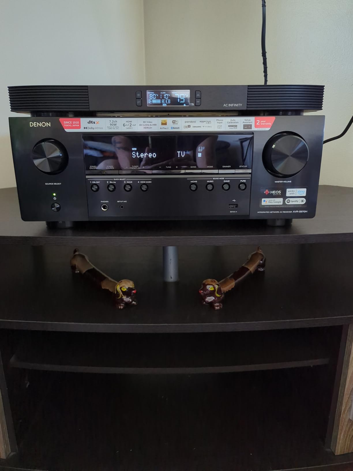 Denon AVR-S970H 8K Ultra HD 7.2 Channel AV Receiver customer photo 2