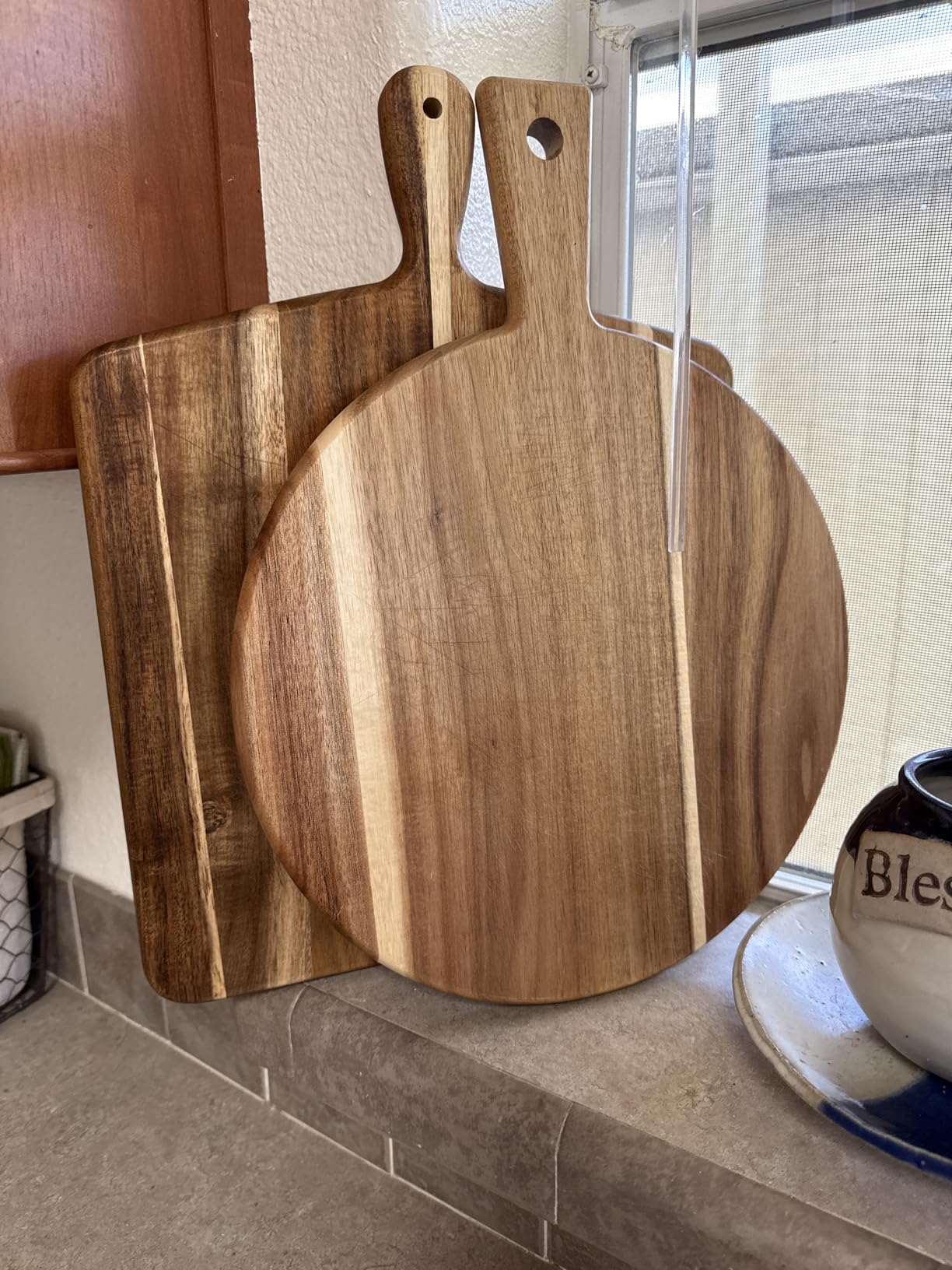 Extra Large 33.7x15.7 inch Charcuterie Boards Gift Set, 100% Bamboo Cheese Board and Knife Set, Cool Meat Cheese Platter Tray customer photo 1
