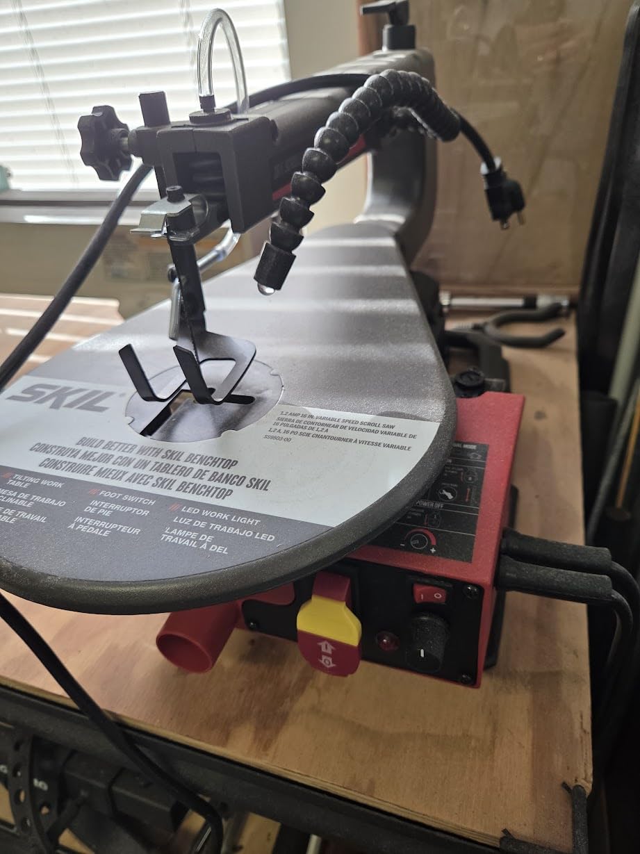 SKIL 1.2 Amp 16 in. Variable Speed Scroll Saw with LED Work Light - SS9503-00 customer photo 2