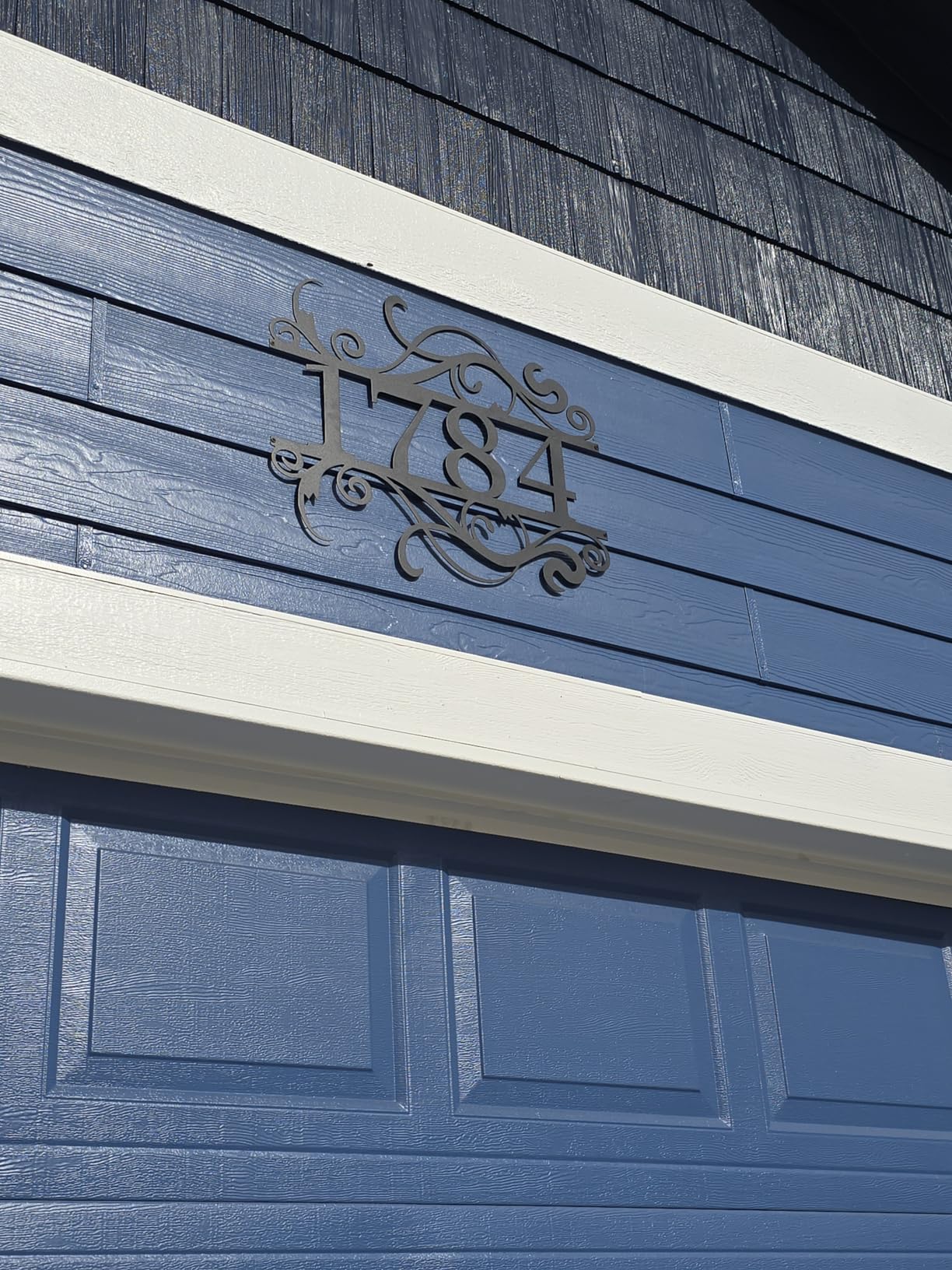 House Number Sign | Metal Address Sign | Address Plaque | Home Number Sign | Custom Address Decor | House Warming Gift | Front Door Sign customer photo 1