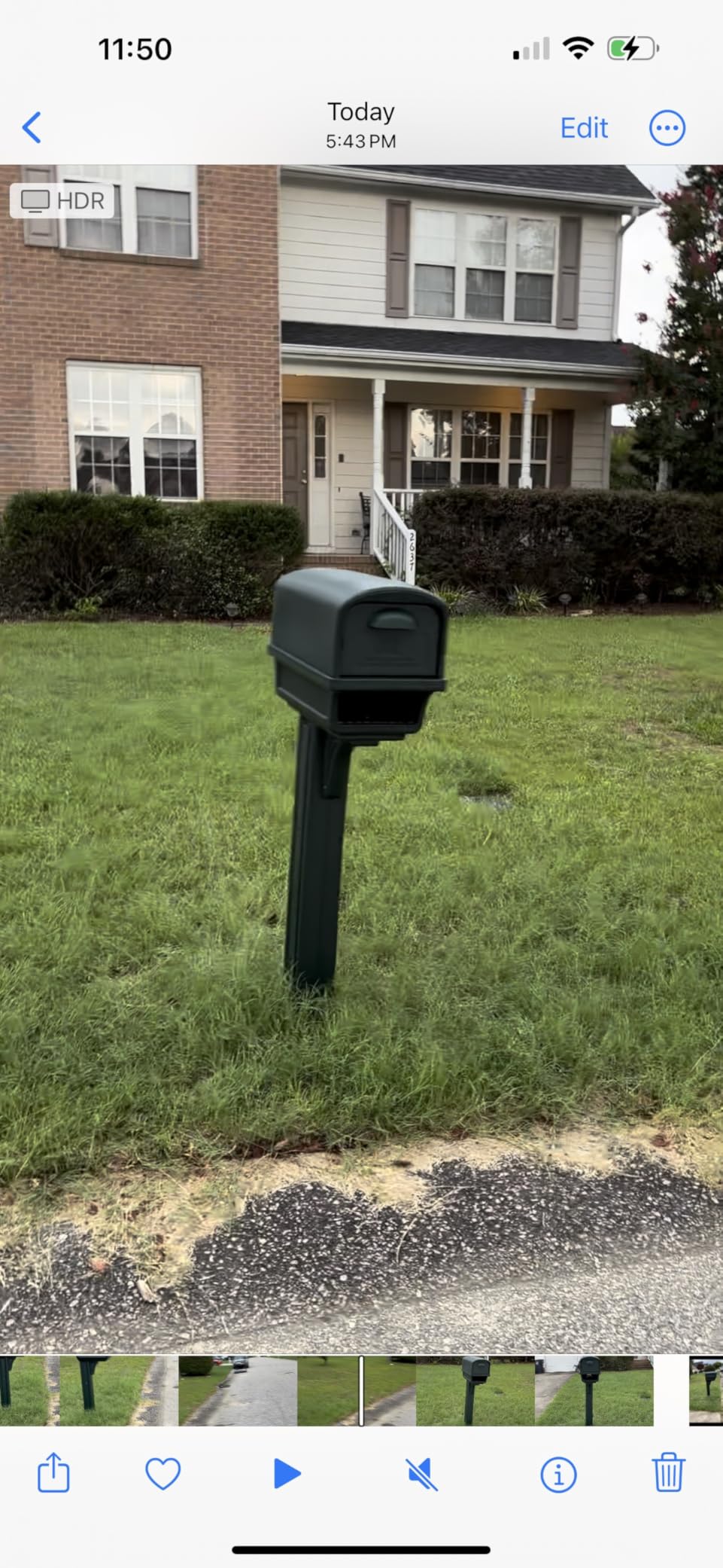 Architectural Mailboxes Gentry Plastic, Dual Access, Mailbox and Post Kit, GGC1B00AM, Black, Large Capacity customer photo 2