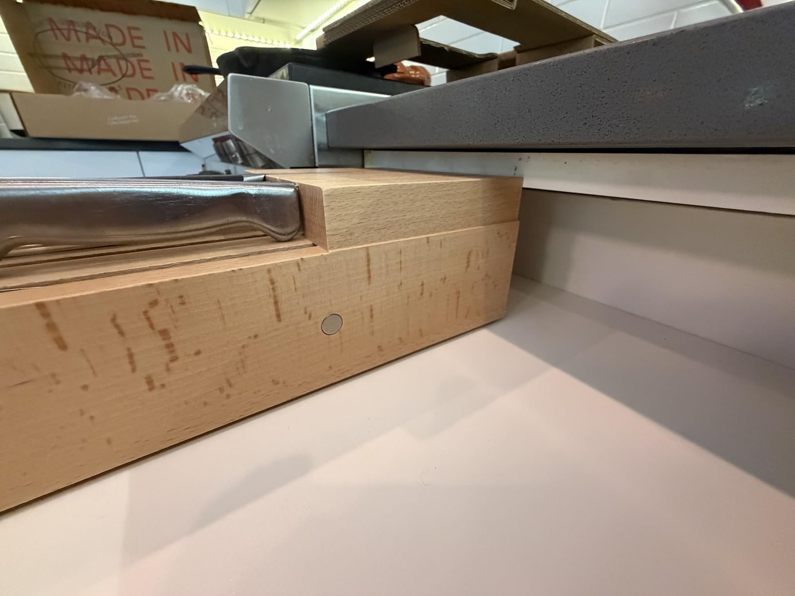 Made In Cookware | 9 Piece Knife Organizer | Italian Beechwood customer photo 2