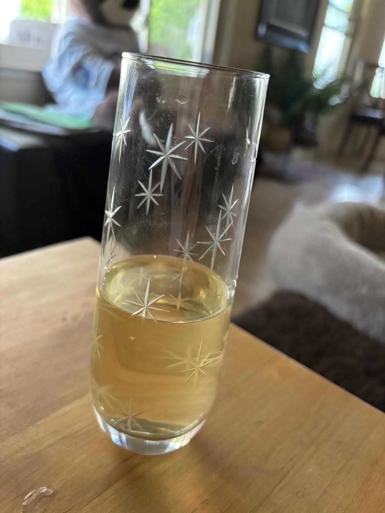 SHOSHIN Stemless Champagne Flutes Crystal, Hand Cut Champagne Glasses Set of 4, 9.5 Oz Champagne Toasting Glasses, Handmade Gift for Birthday, Wedding, Anniversary customer photo 2