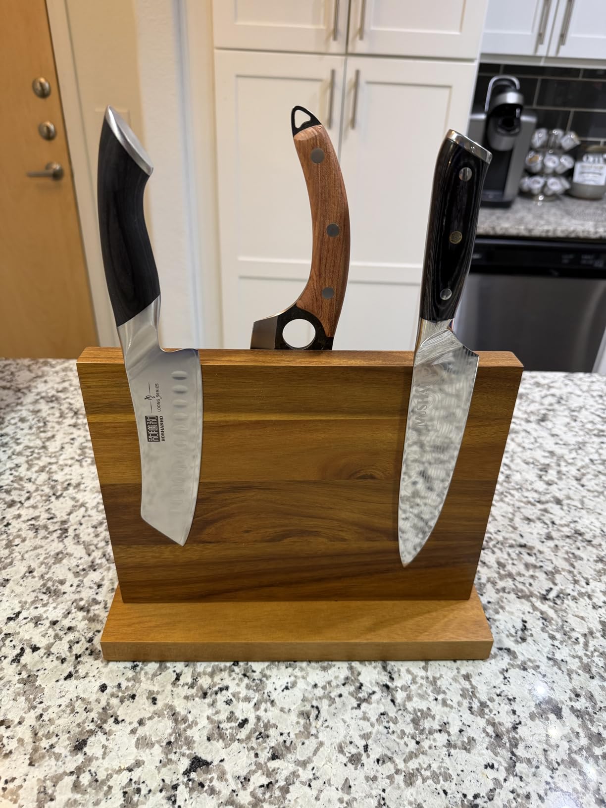 HOSHANHO 7 Inch Japanese Chef Knife, Ultra Sharp High Carbon Stainless Steel Kitchen Knife customer photo 2