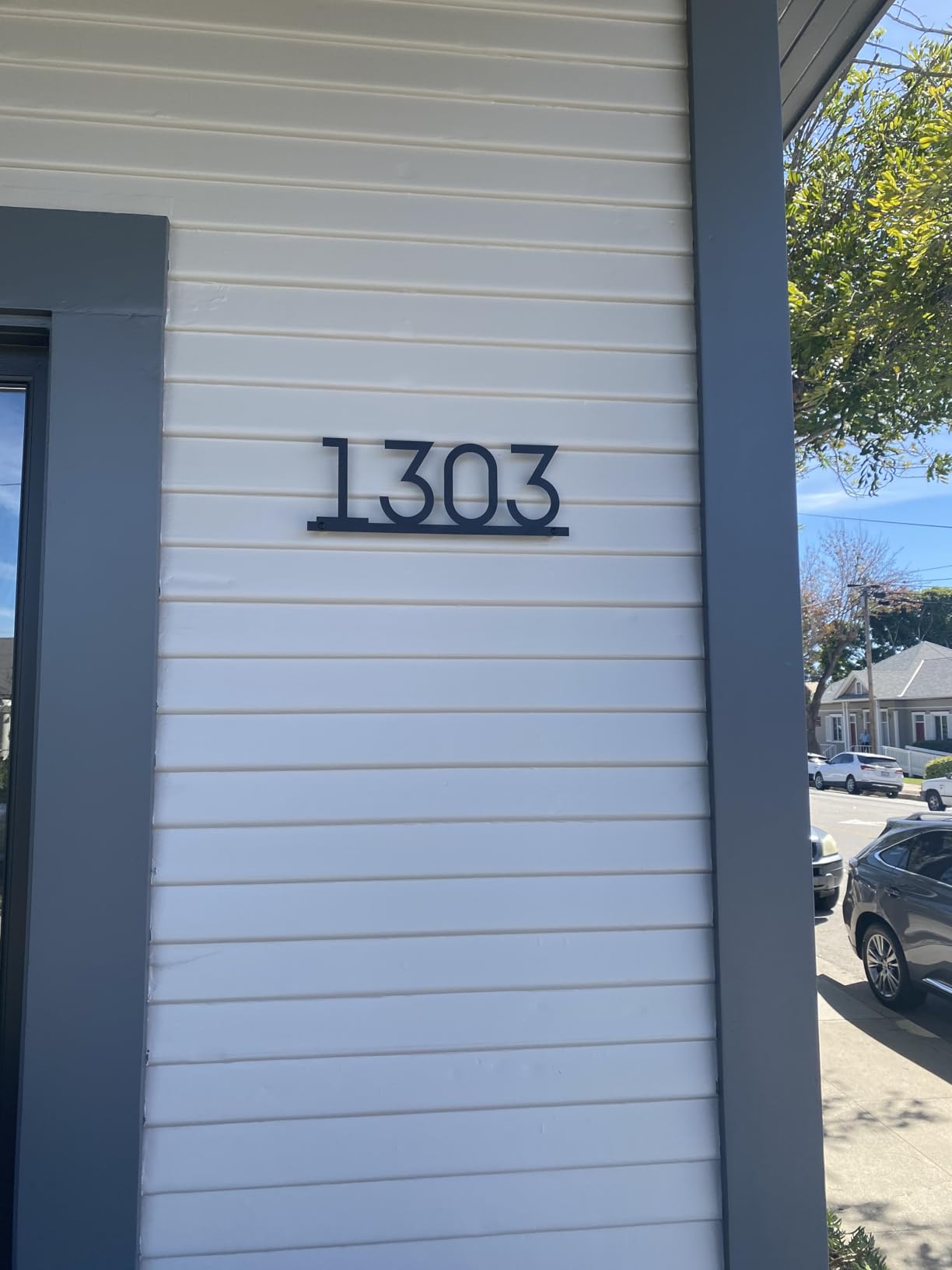 Modern House Numbers for Outside Personalized, Custom Metal Address Signs for Houses, 5-9 Inch Large Number Address Plaque with Floating Screw Kit, 911 Visibility Address Numbers for House customer photo 1