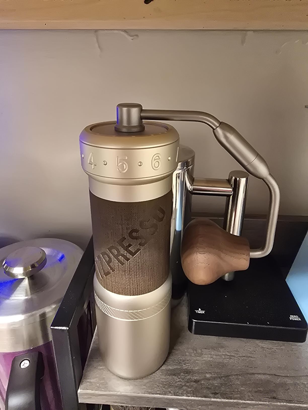 1Zpresso K-Ultra Manual Coffee Grinder Silver with Carrying Case, Assembly Consistency Grind Stainless Steel Conical Burr customer photo 2