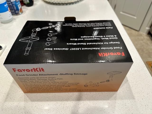 FavorKit Stainless Steel Food Grinder Attachment for KitchenAid Mixers, Dishwasher Safe customer photo 1