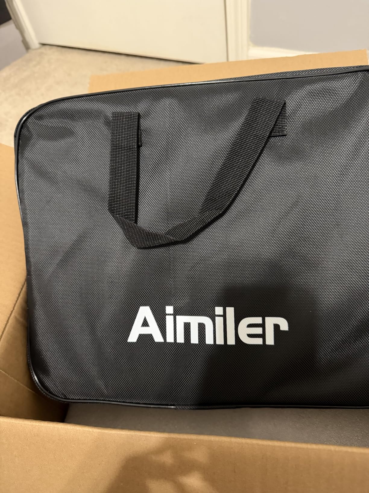 AIMILER Level 2 Electric Vehicle (EV) Charger (WiFi APP/Plug-play), 32A, 25ft Cable ETL Certified, 220V-240V NEMA 14-50P Plug EVSE w/ J1772 Connector, Portable EV Car Charging Stations for Home Level 2 customer photo 2
