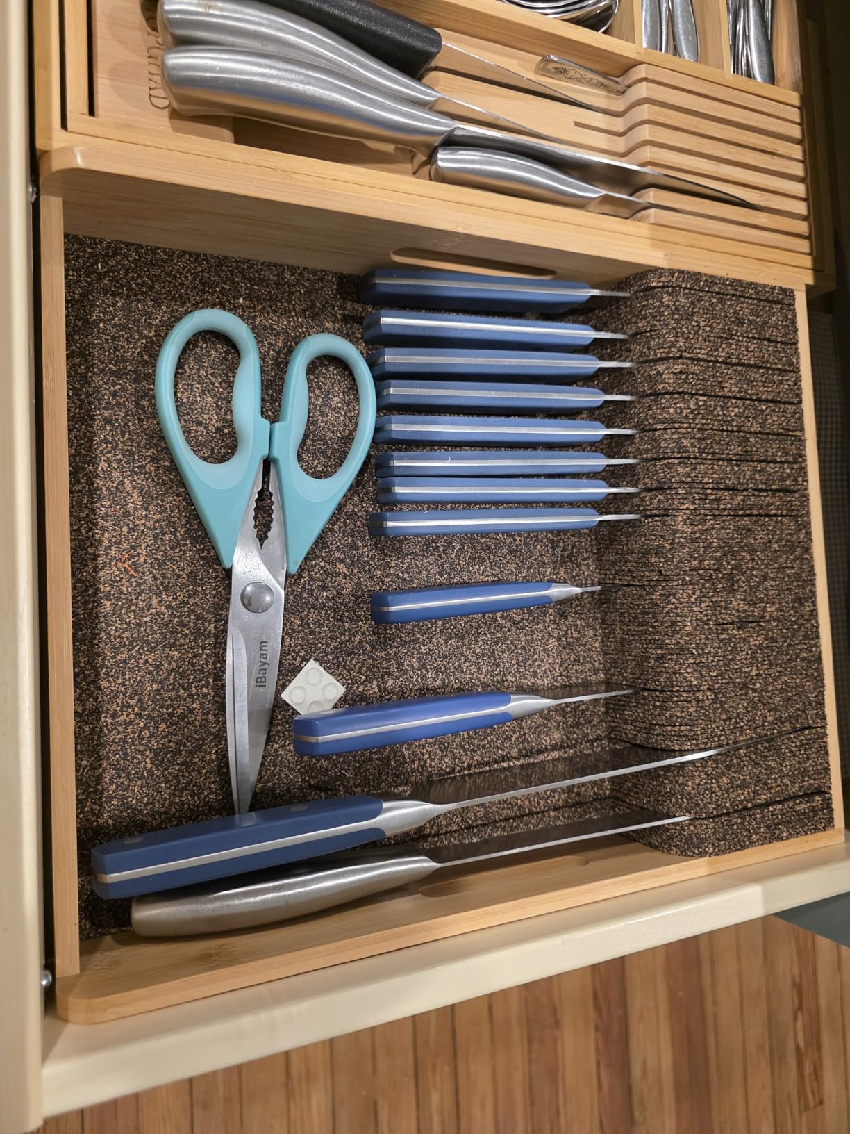 SpaceAid Large Knife Drawer Organizer Bamboo Insert Dock (Large) customer photo 1