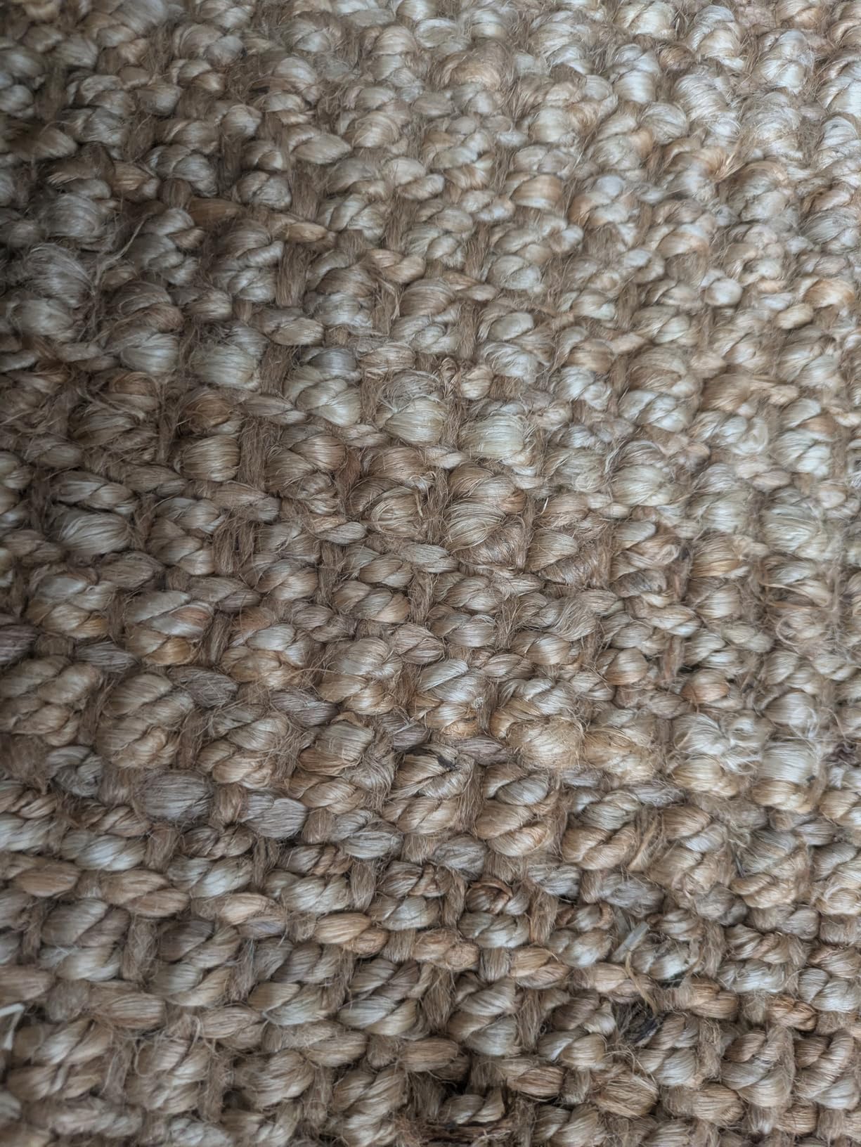 JONATHAN Y Pata Hand Woven Chunky Jute Natural Indoor Area Rug, 6x9, Bohemian, Rustic, Cottage, Easy-Cleaning, Non-Shedding (NRF102A-6) customer photo 2
