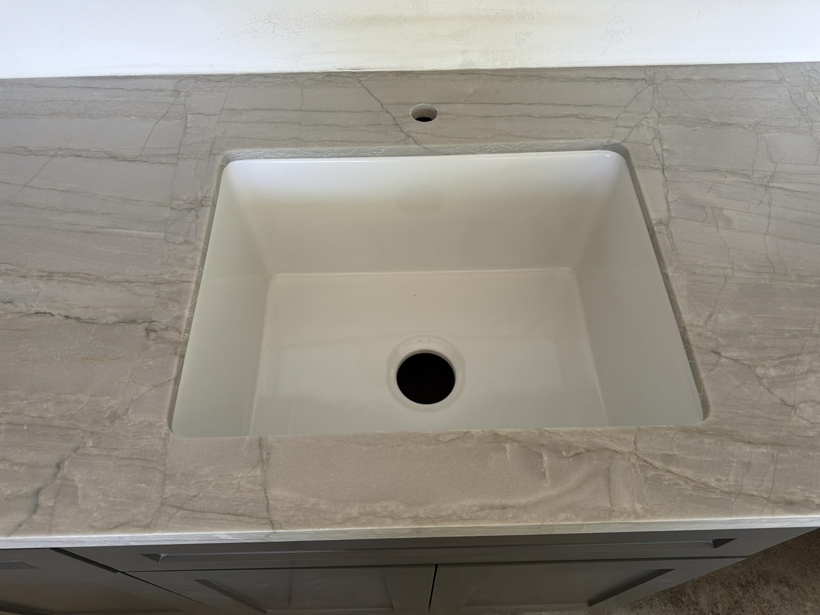 Miuara White Undermount Workstation Kitchen Sink 33 Inch - Large Topmount Fireclay Drop In Sink 33