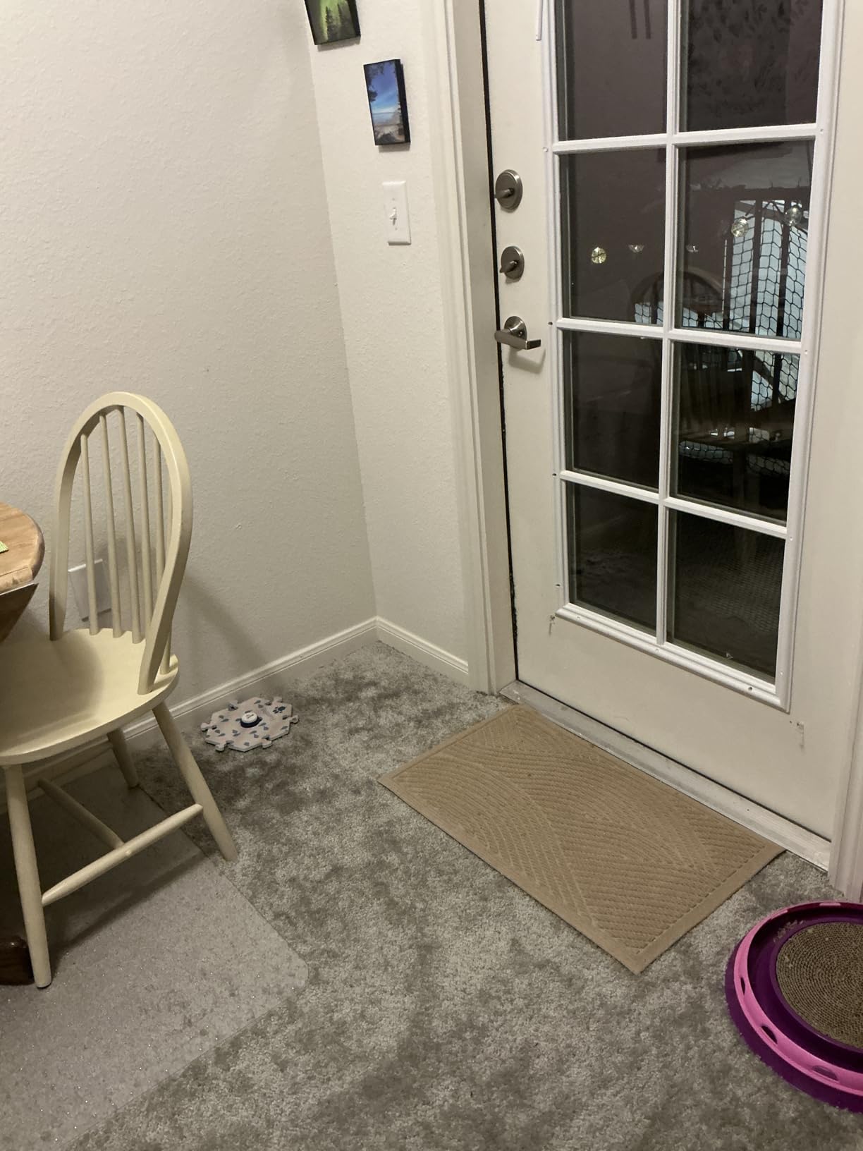 HIYARD Sturdy Front Door Mat, Absorbent Muddy Dirt Resist Welcome Door Mats Outdoor Indoor, Stain and Fade Resistant, Non-Slip Backing Entry Mat Low Profile Doormat for Entryway, 29x17, Beige customer photo 1