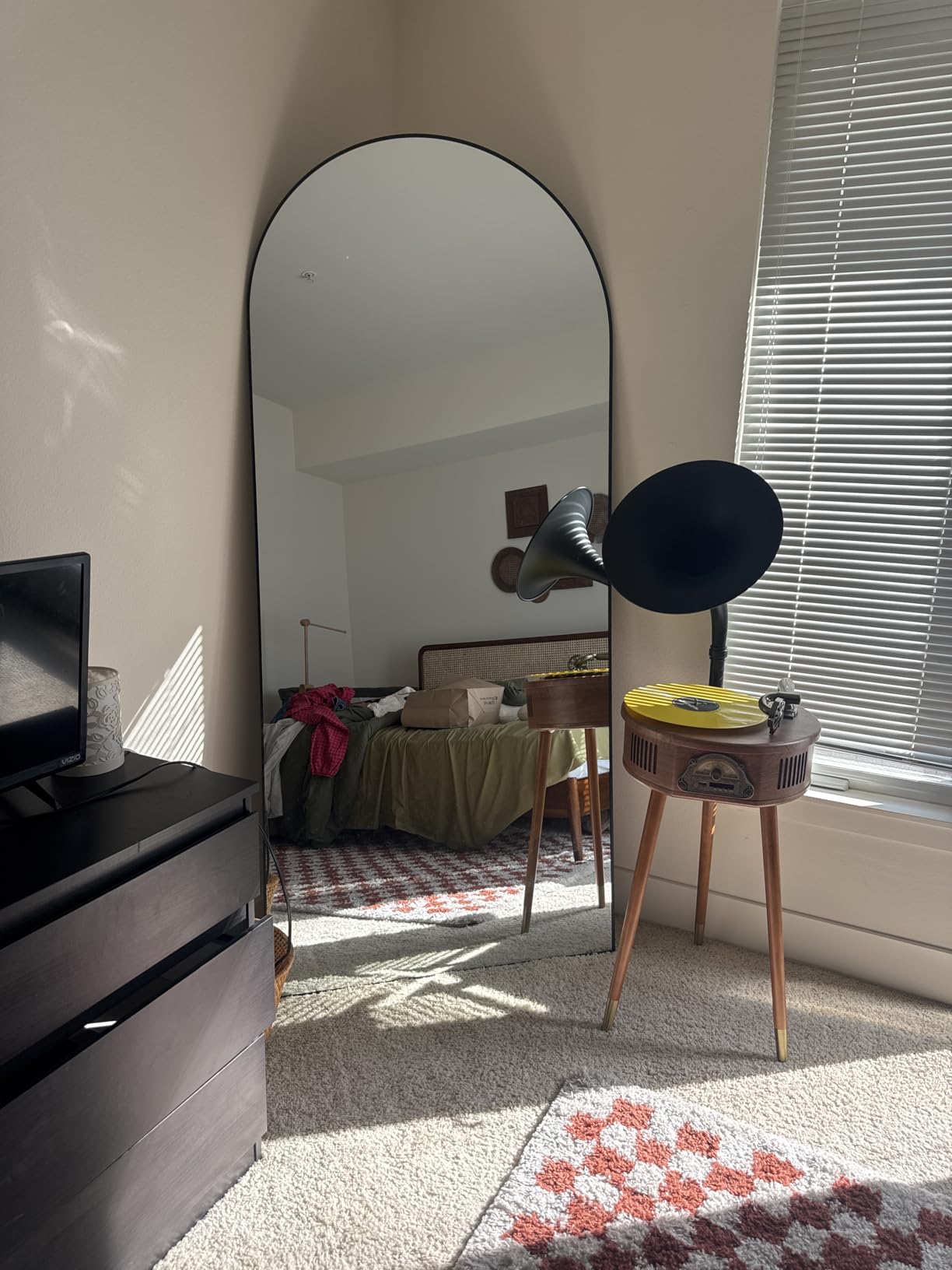 Dewfig Arched Full Length Mirror, 76