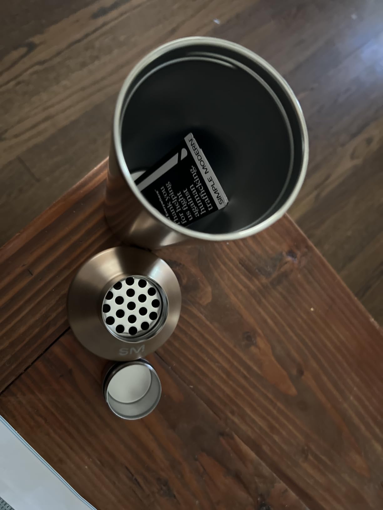 Simple Modern Cocktail Shaker Set with Jigger Lid | Stainless Steel Boston Shaker Insulated Martini Mixer for Mocktails customer photo 1