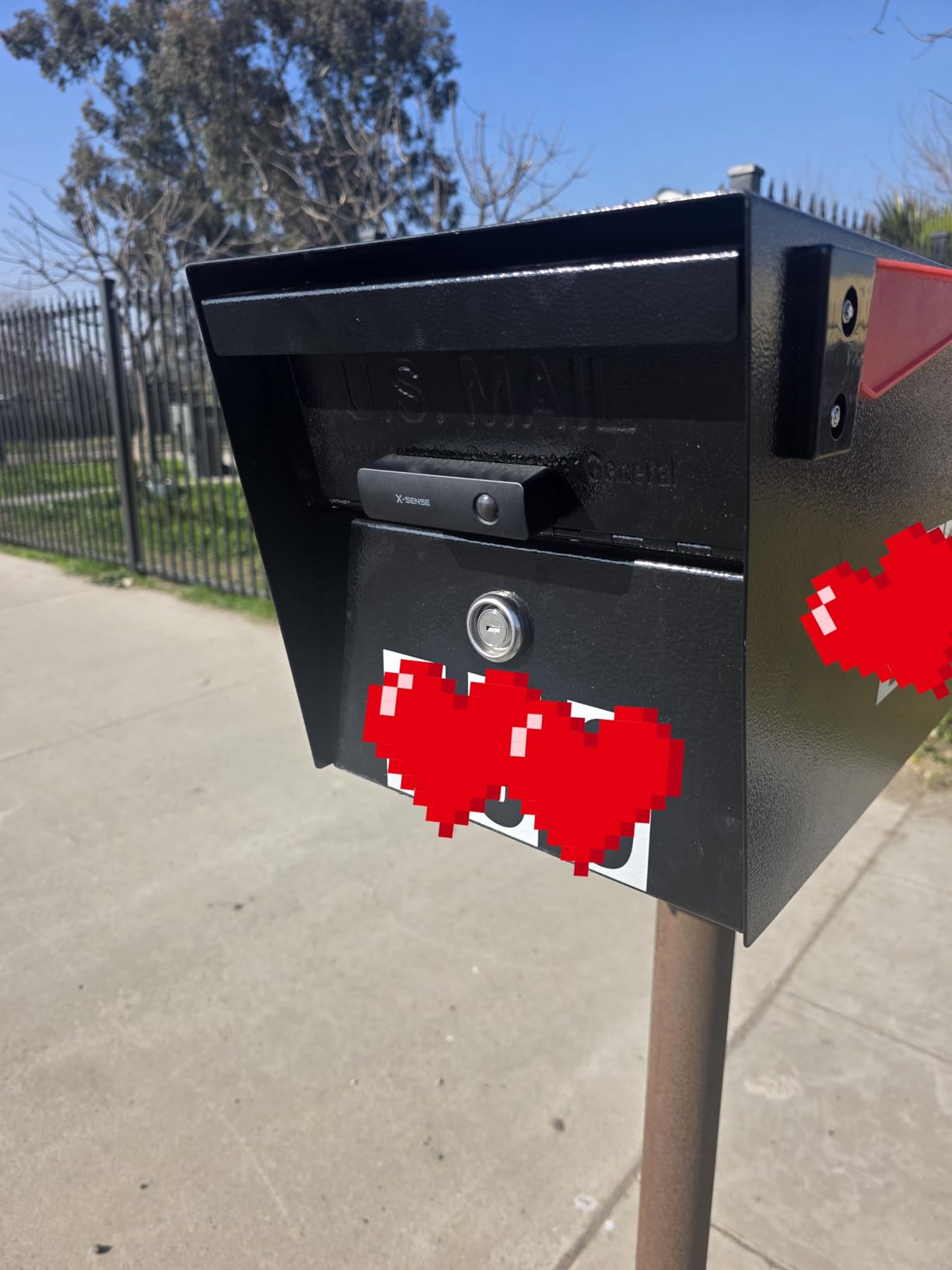 X-Sense Smart Mailbox Alarm, Wireless Long Range Mailbox Alert, Mailbox Sensor with SBS50 Base Station for Delivered Mail, SMA11 customer photo 2