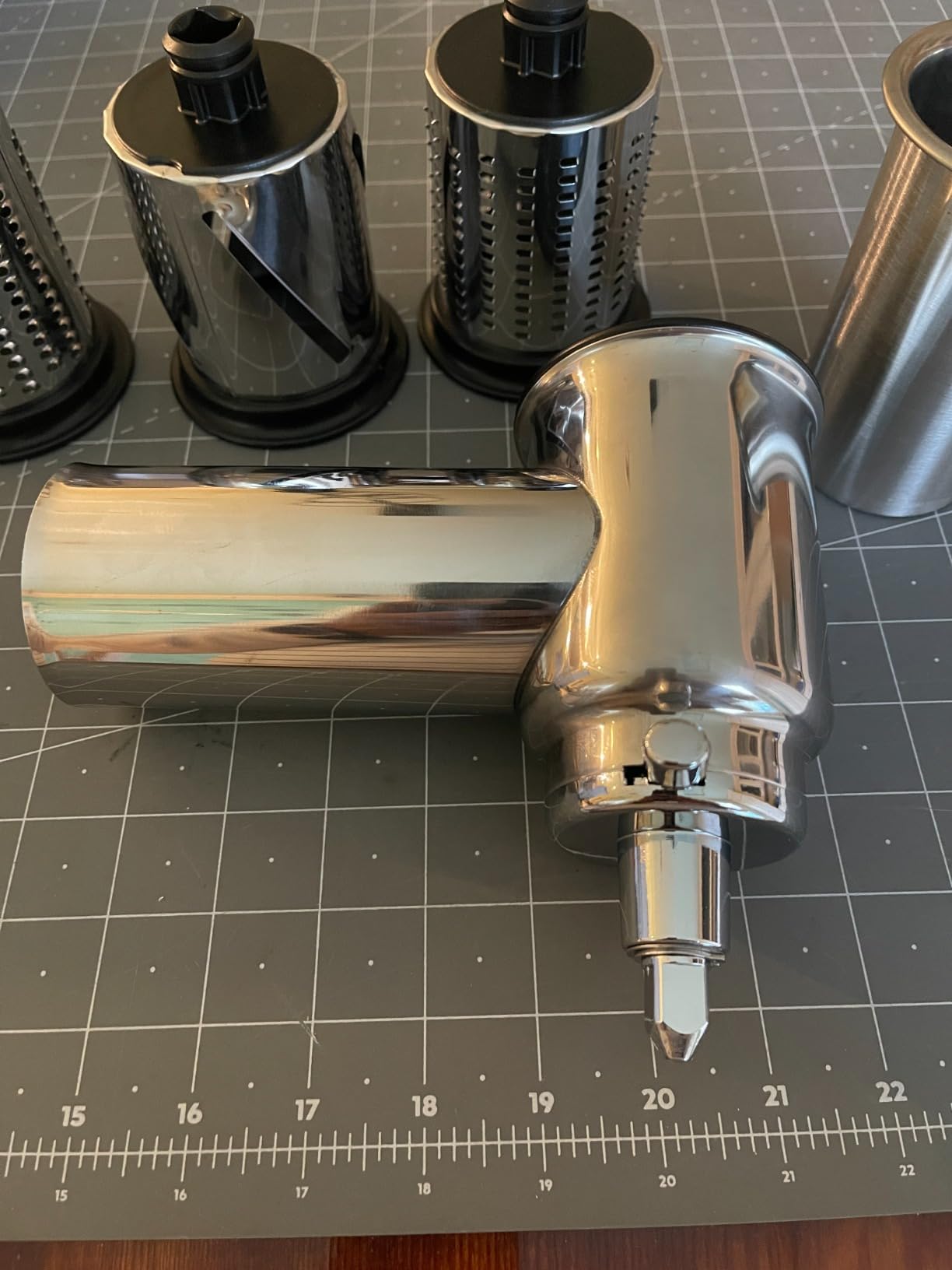 Meat Grinder & Stainless Steel Slicer Shredder Attachment for KitchenAid Stand Mixer by InnoMoon customer photo 2