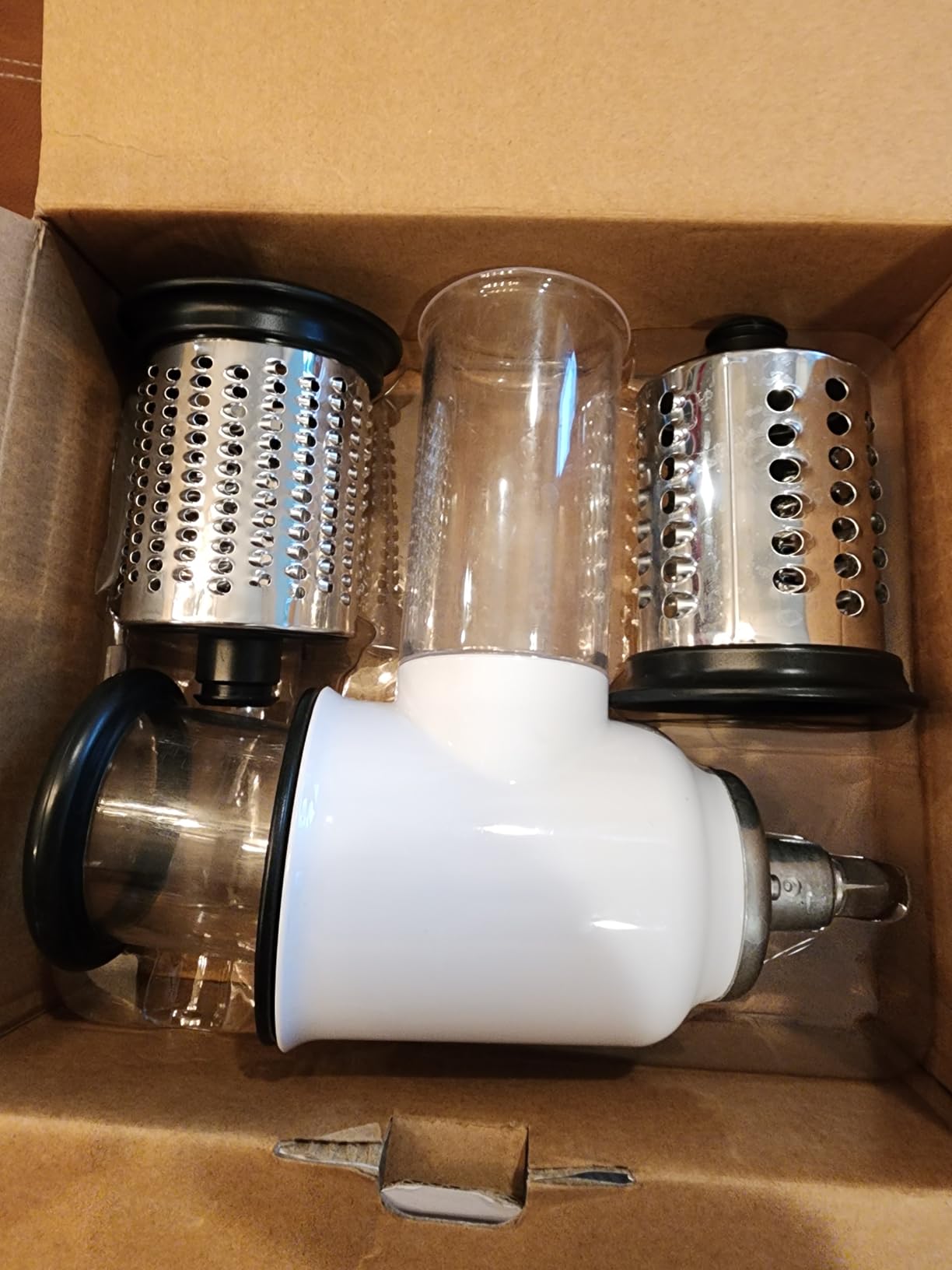 Meat Grinder & Stainless Steel Slicer Shredder Attachment for Kitchenaid Stand Mixer - Sausage Stuffer, Food Slicer, Shredder, Cheese Grater & Salad Maker by Cofun customer photo 2