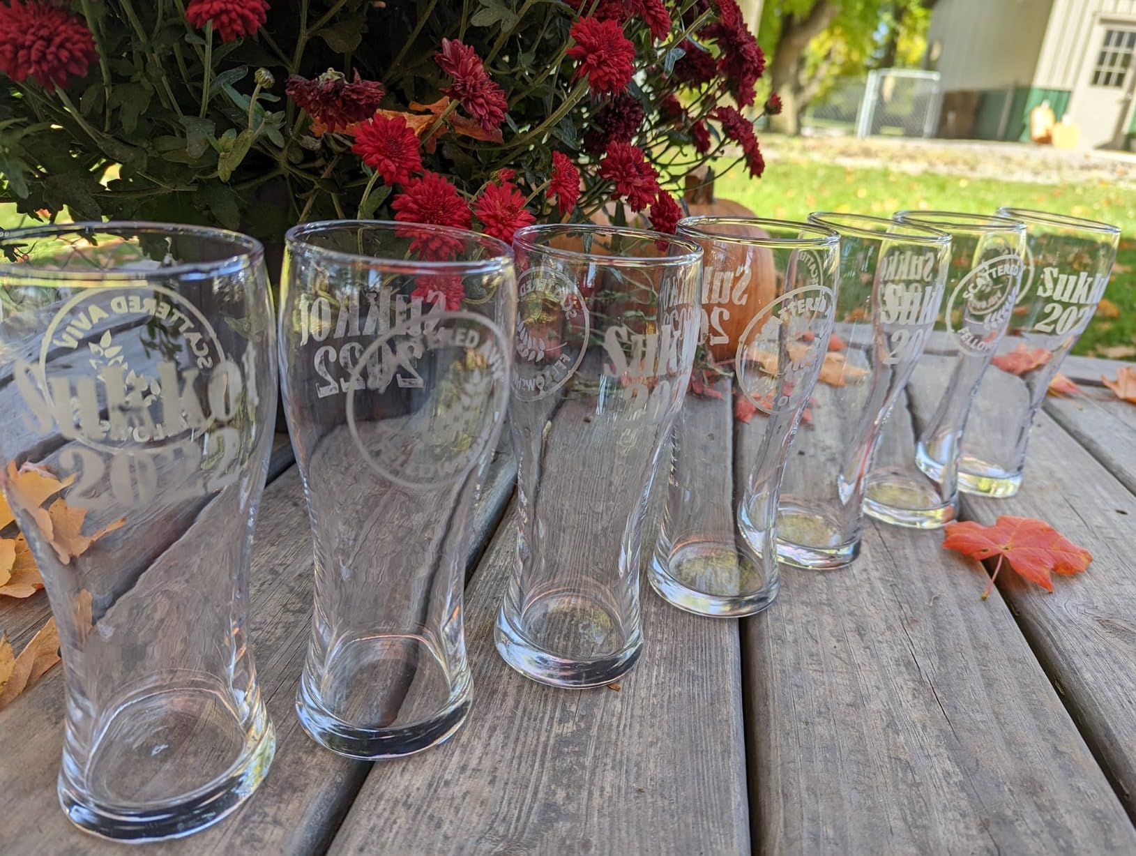 Beer Glasses Set of 4, 15.5 oz Pint Glasses Pilsner Glasses for Father, Beer Mug Gifts for Men customer photo 2