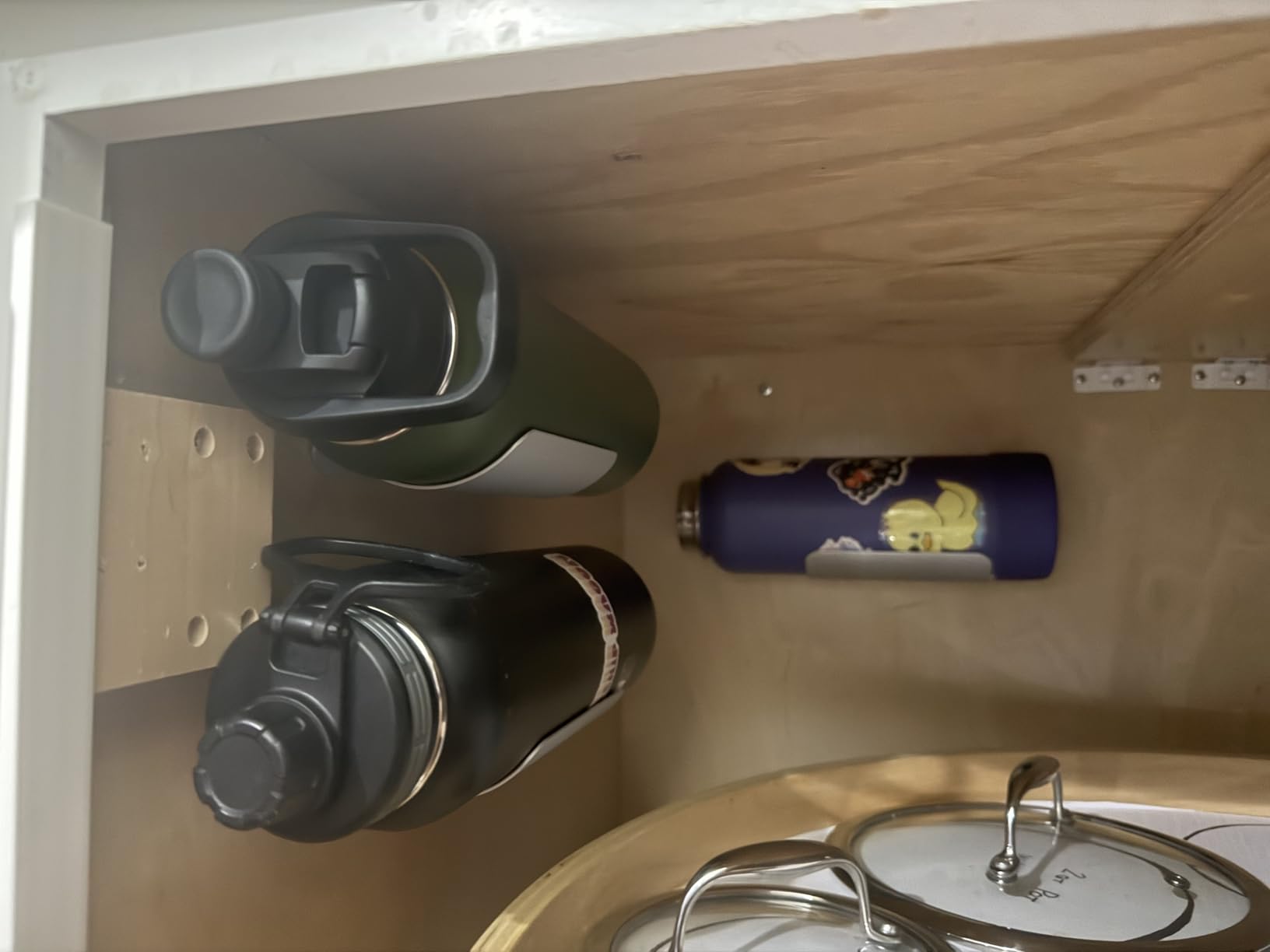 xympo Wall Mounted Wine Rack Set - 6-Piece Aluminum Bottle Holders with Non-Slip Cork Pads for Secure Storage customer photo 2