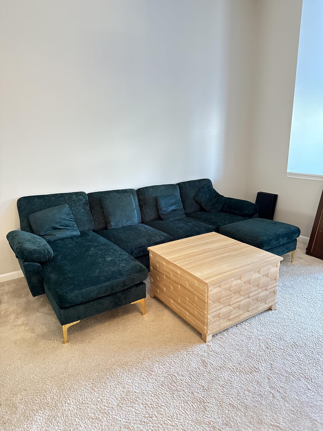 Wrofly U Shaped Sectional Sofa Couch, 114