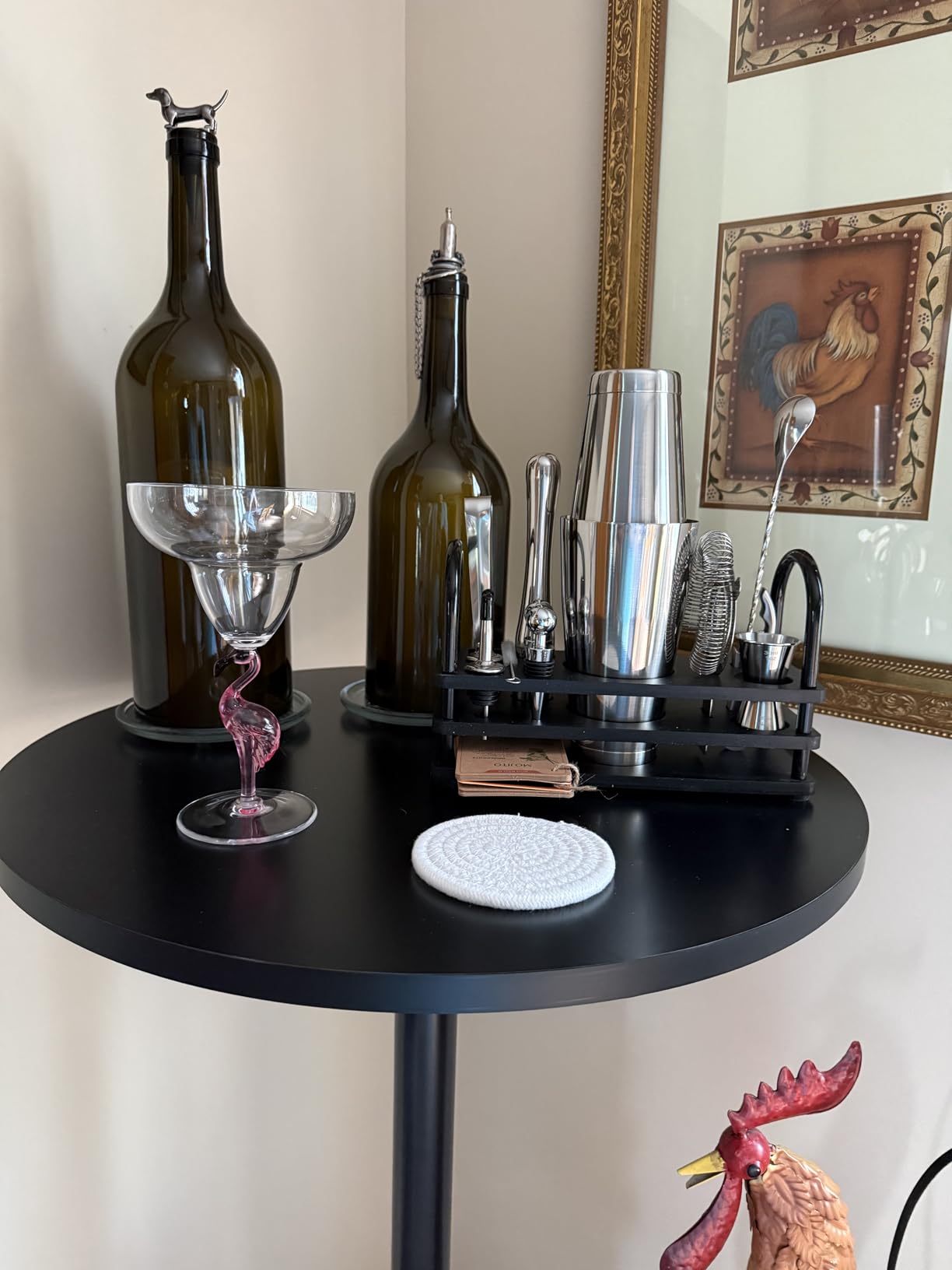 BARE BARREL Mixology Bartender Kit Bar Set - 14-Piece Cocktail Shaker Set with Martini Barware Mixing Tools, 35 Recipe Cards (28oz Boston Shaker, Copper/Black) customer photo 1