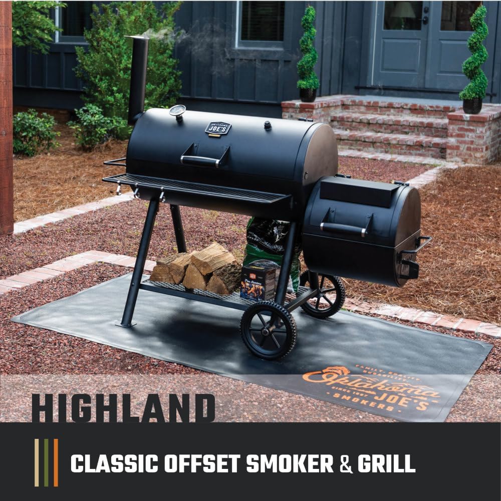 Oklahoma Joe's Highland Offset Charcoal Smoker and Grill with 900 sq. in. Cooking Area customer photo 2