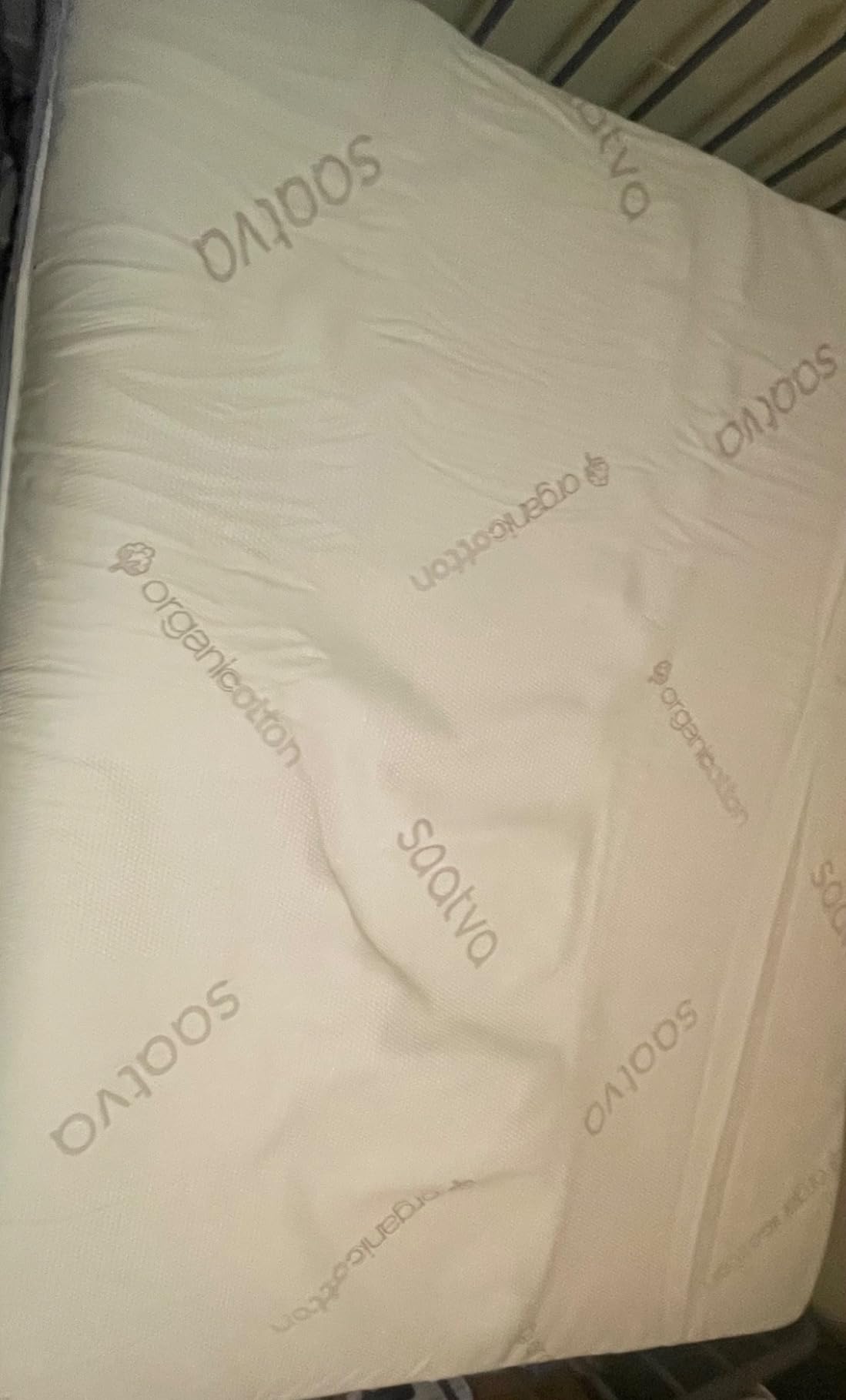 Saatva Natural Latex Mattress Topper - 1.5 Inch Layer of Natural Latex Foam - Breathable Comfort & Durable, Responsive Support - King customer photo 2