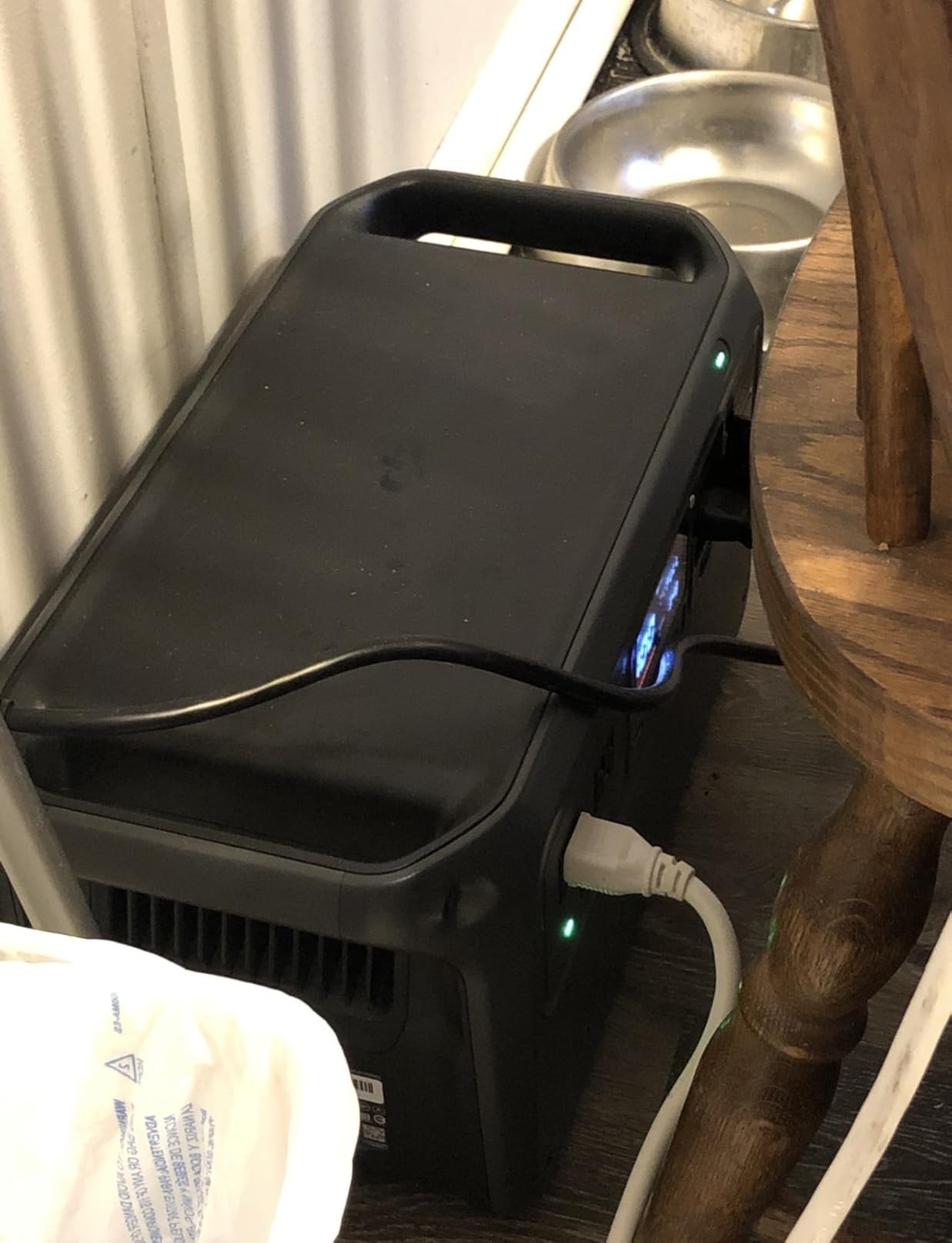 DJI Power 1000 Portable Power Station, 1024Wh LiFePO4 Battery, 2200W (Peak 2600W) AC/140W USB-C Output, 23db Ultra-Silent, Solar Generator For Home Backup, Camping customer photo 2