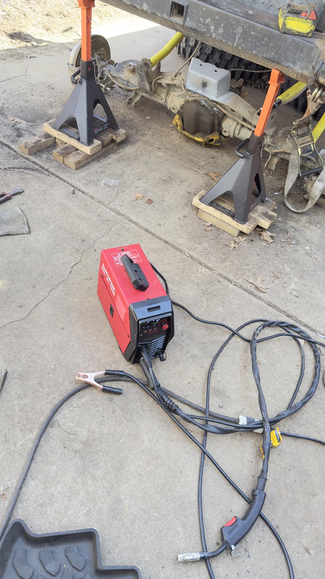ARCCAPTAIN iControl MIG145 Pro 145A Flux Core MIG Welder 120V Welding Machine Gasless MIG Welder with Synergy, Portable Welder, APP Control customer photo 1